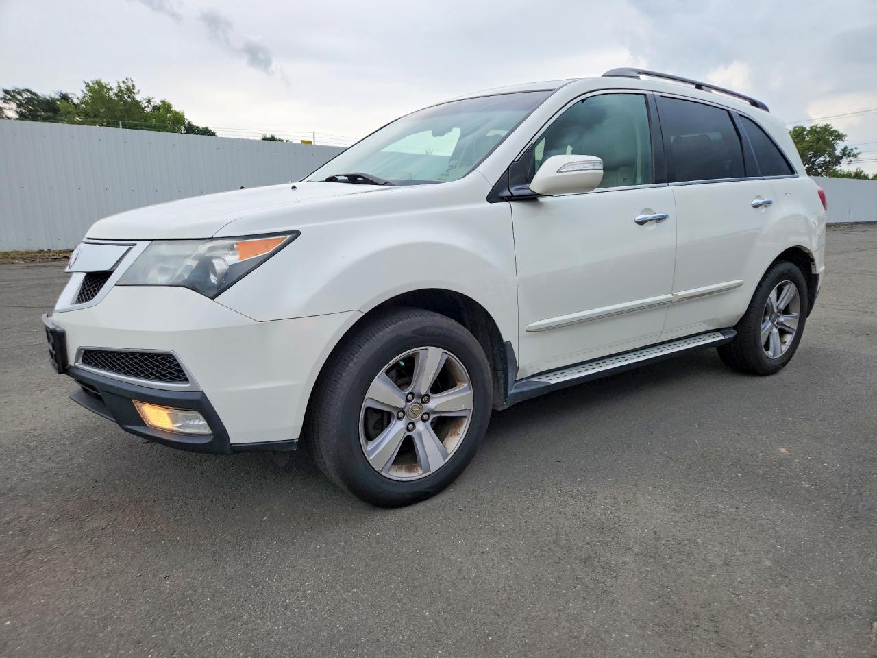 2012 Acura Mdx Technology White vin: 2HNYD2H41CH545161