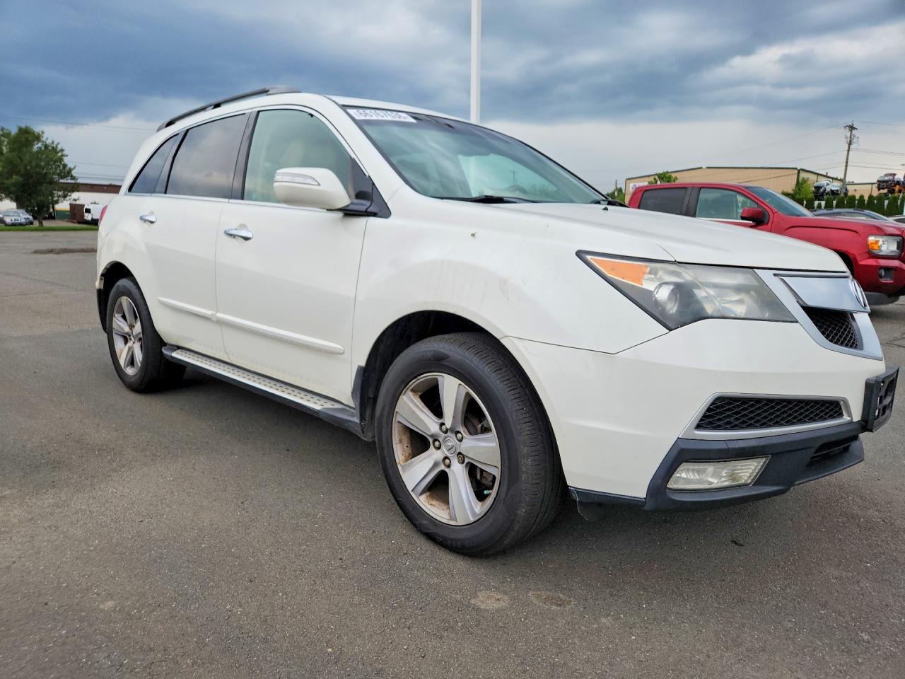 2012 Acura Mdx Technology White vin: 2HNYD2H41CH545161