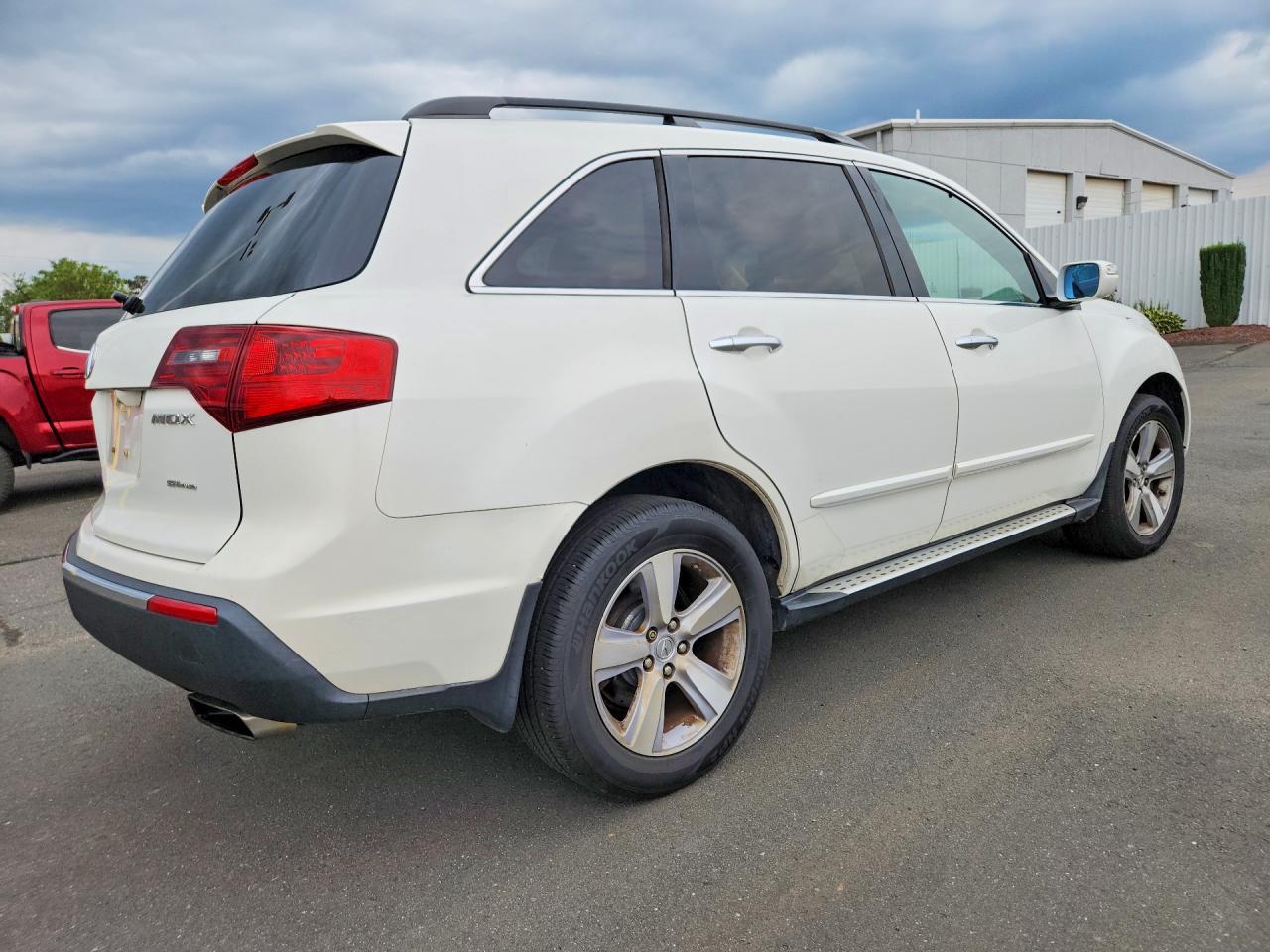 2012 Acura Mdx Technology White vin: 2HNYD2H41CH545161