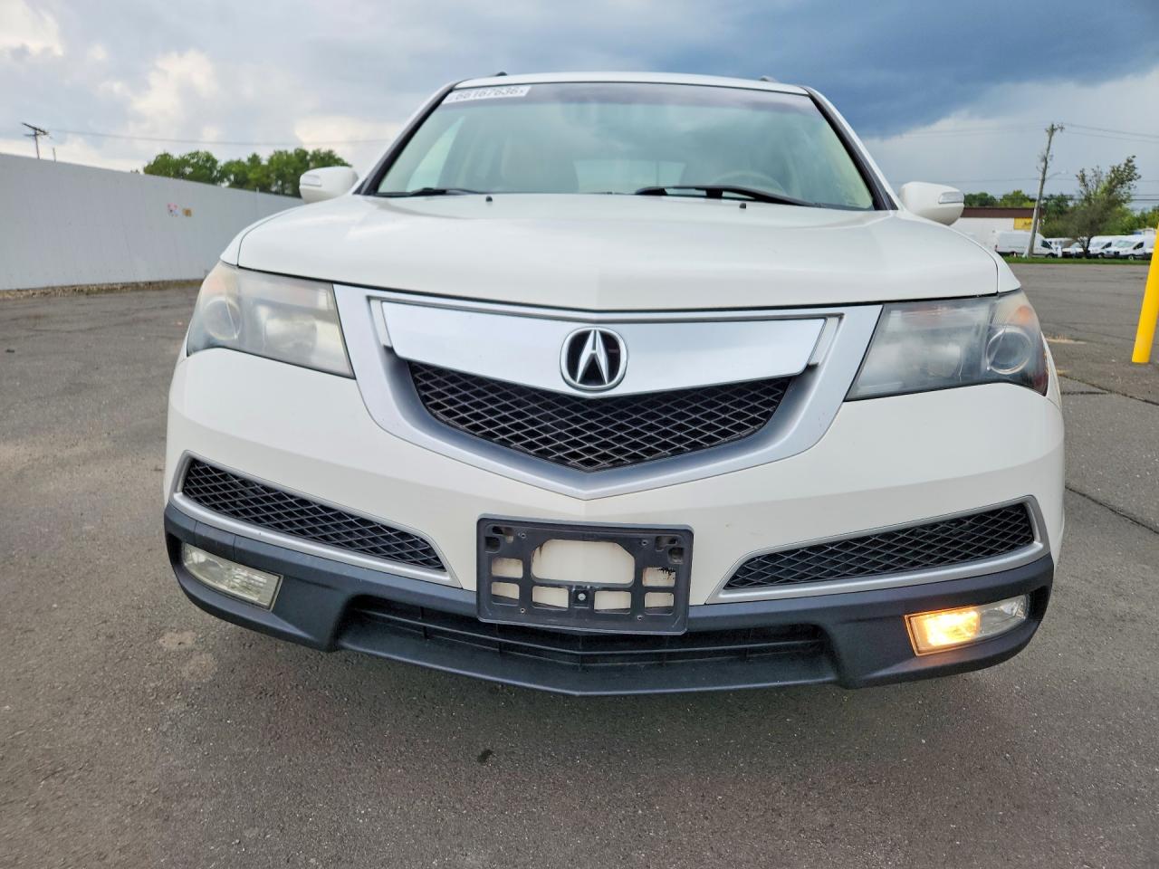 2012 Acura Mdx Technology White vin: 2HNYD2H41CH545161