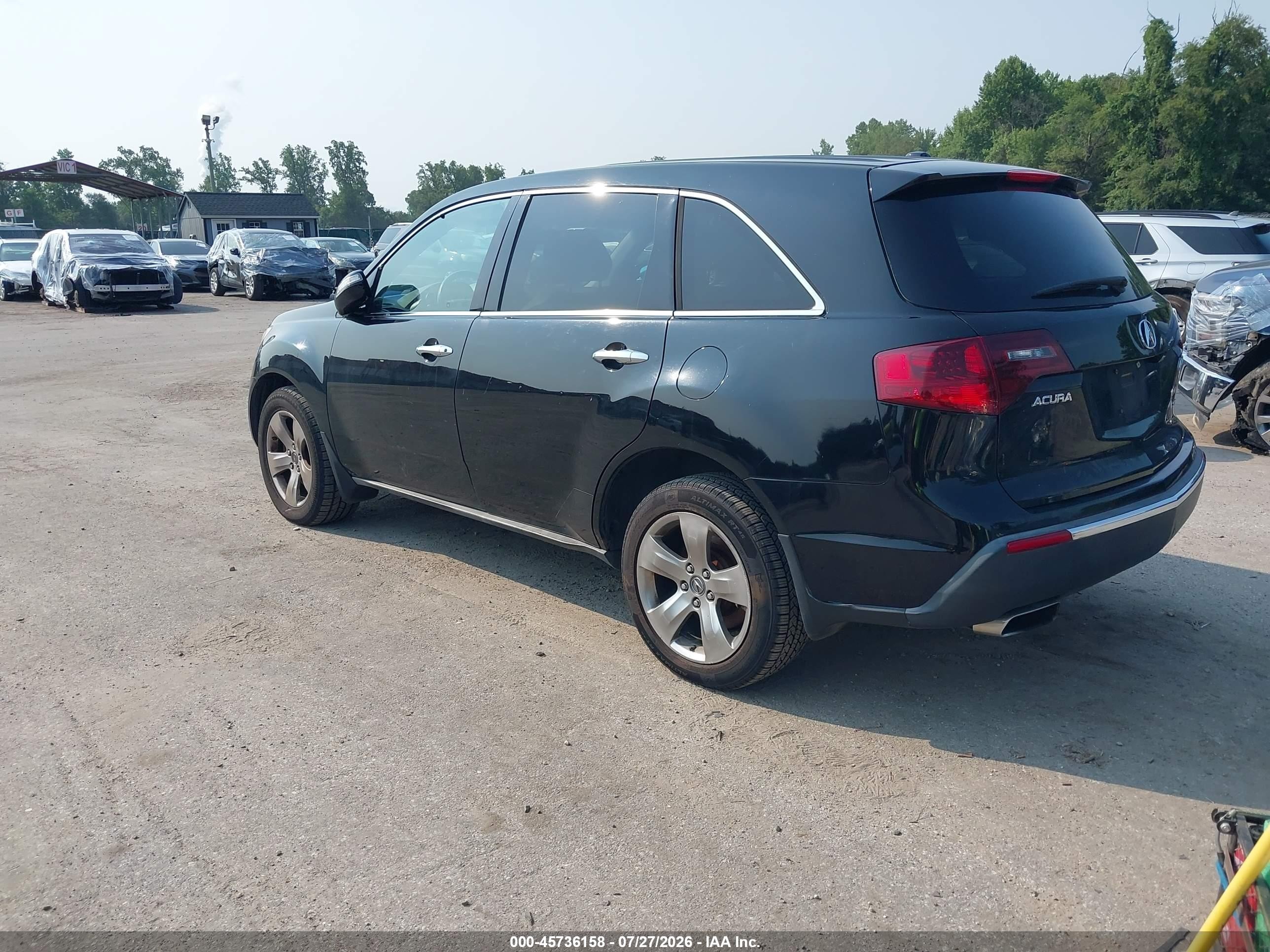 2010 Acura Mdx Technology Package Black vin: 2HNYD2H42AH505166