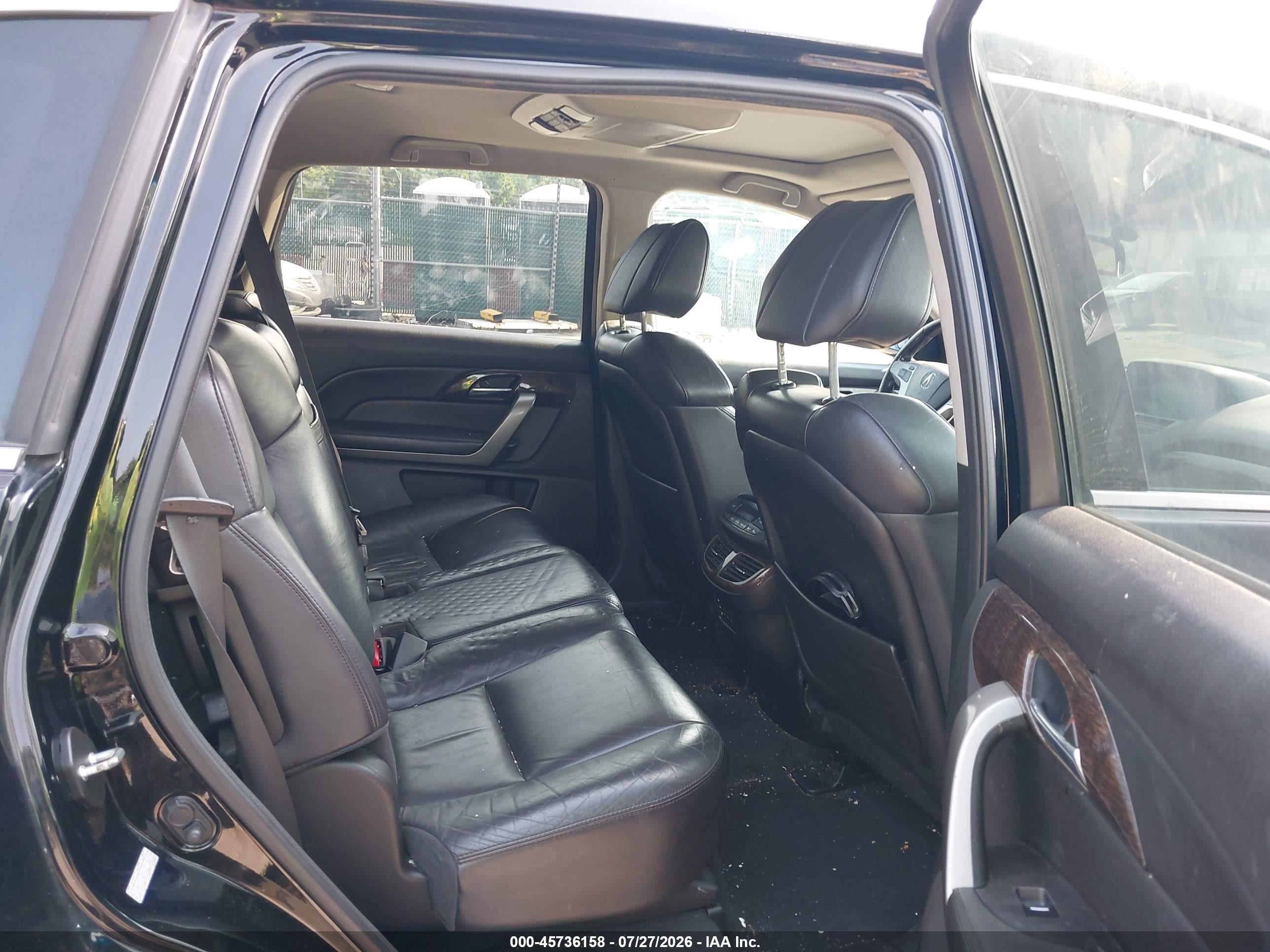 2010 Acura Mdx Technology Package Black vin: 2HNYD2H42AH505166