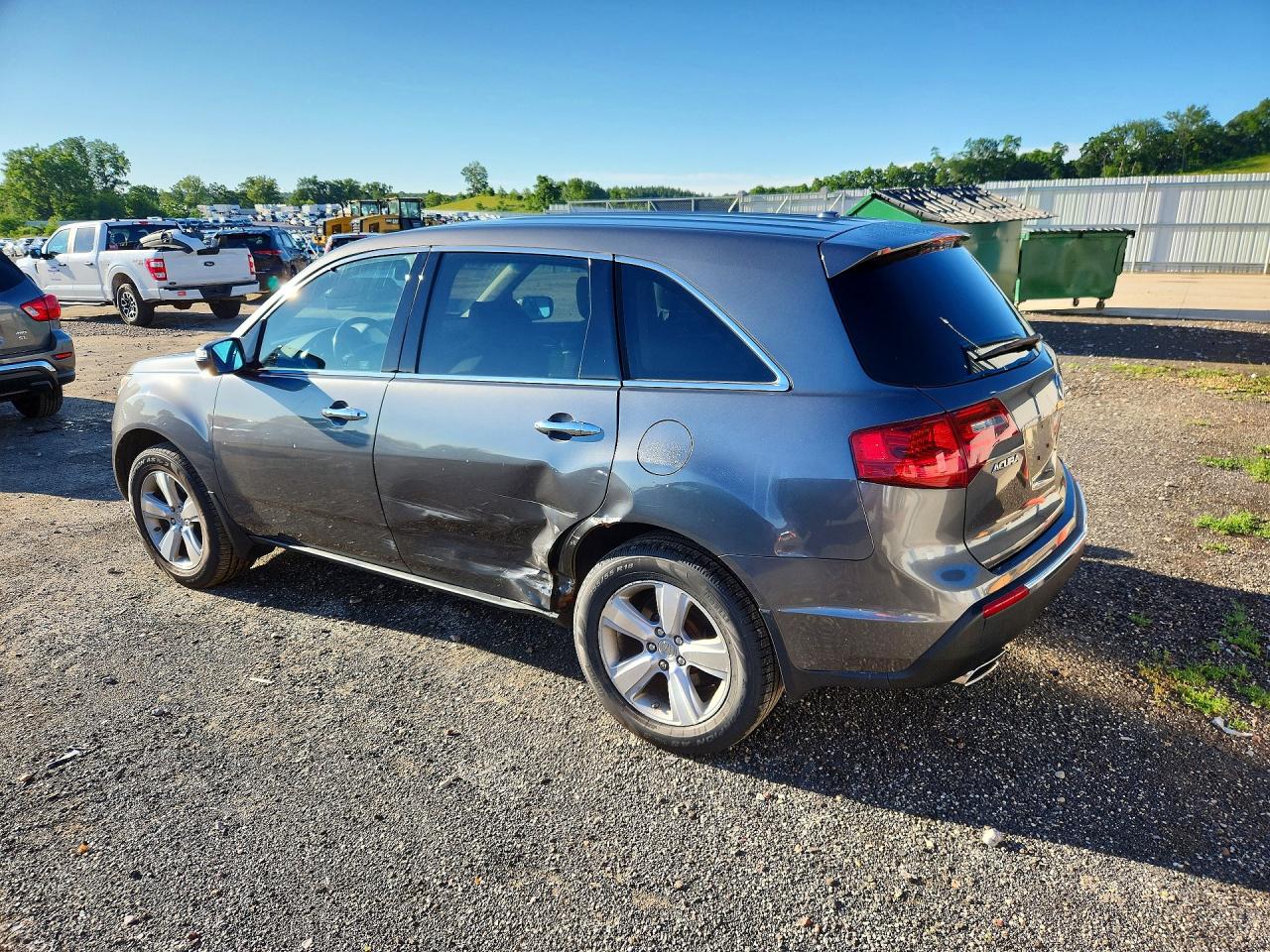 2010 Acura Mdx Technology Gray vin: 2HNYD2H42AH506558