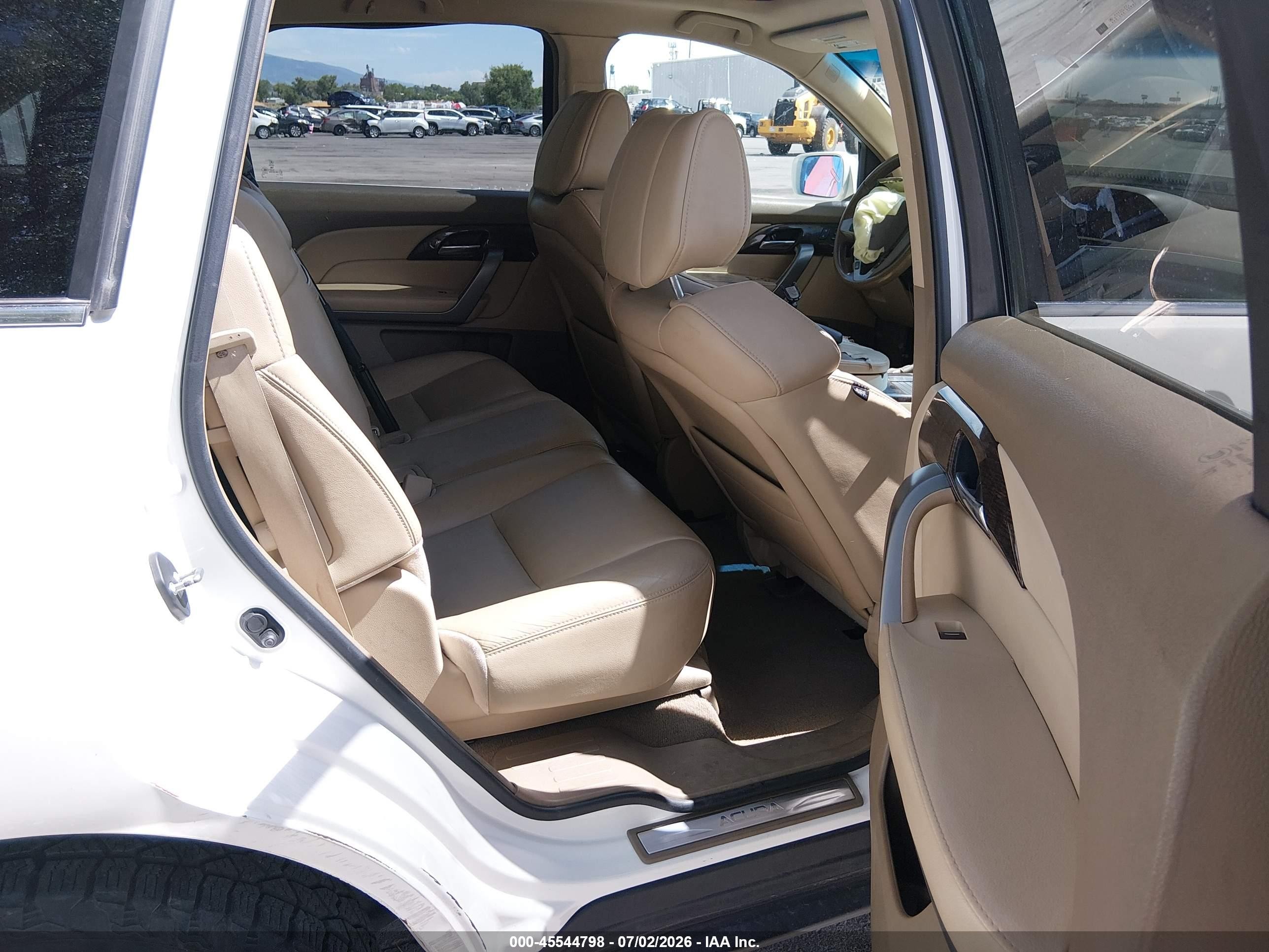 2010 Acura Mdx Technology Package White vin: 2HNYD2H42AH524672