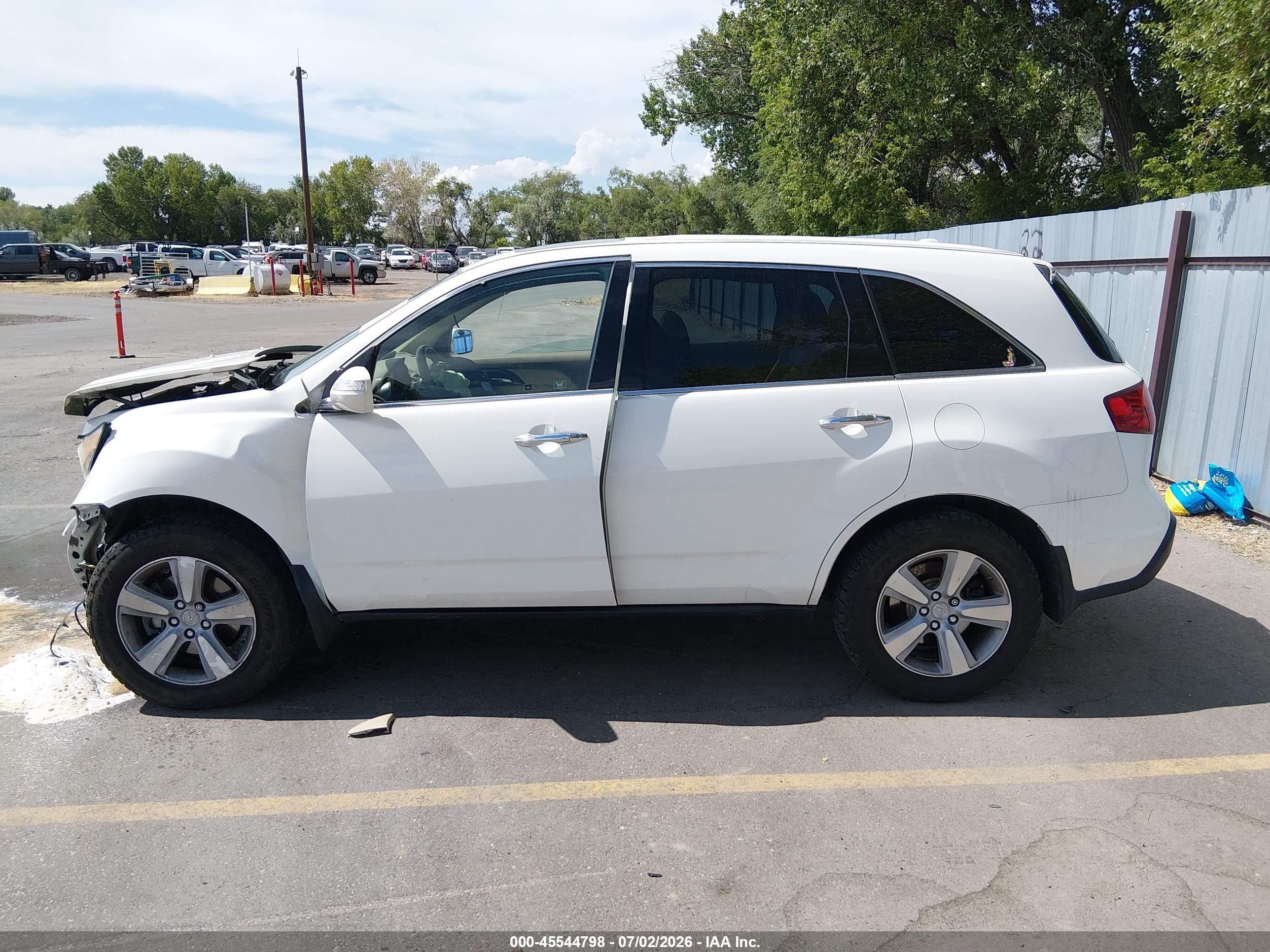 2010 Acura Mdx Technology Package White vin: 2HNYD2H42AH524672