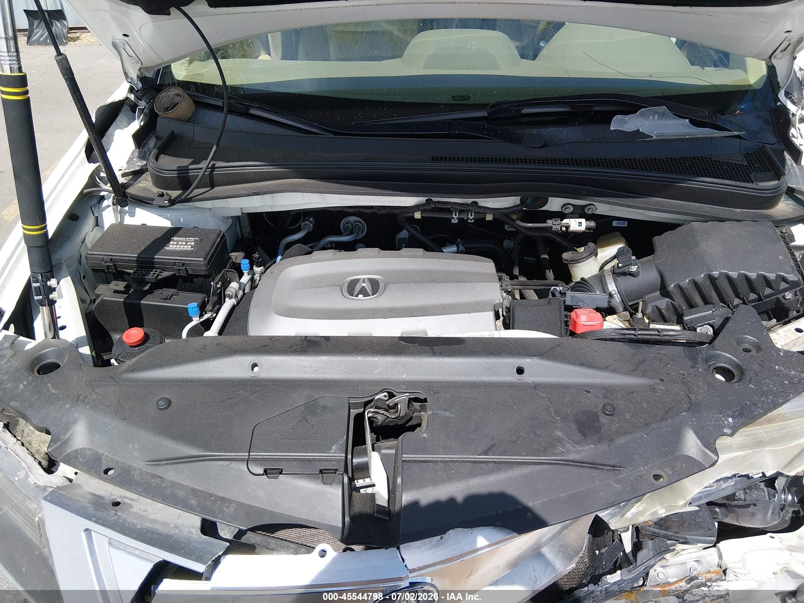 2010 Acura Mdx Technology Package White vin: 2HNYD2H42AH524672