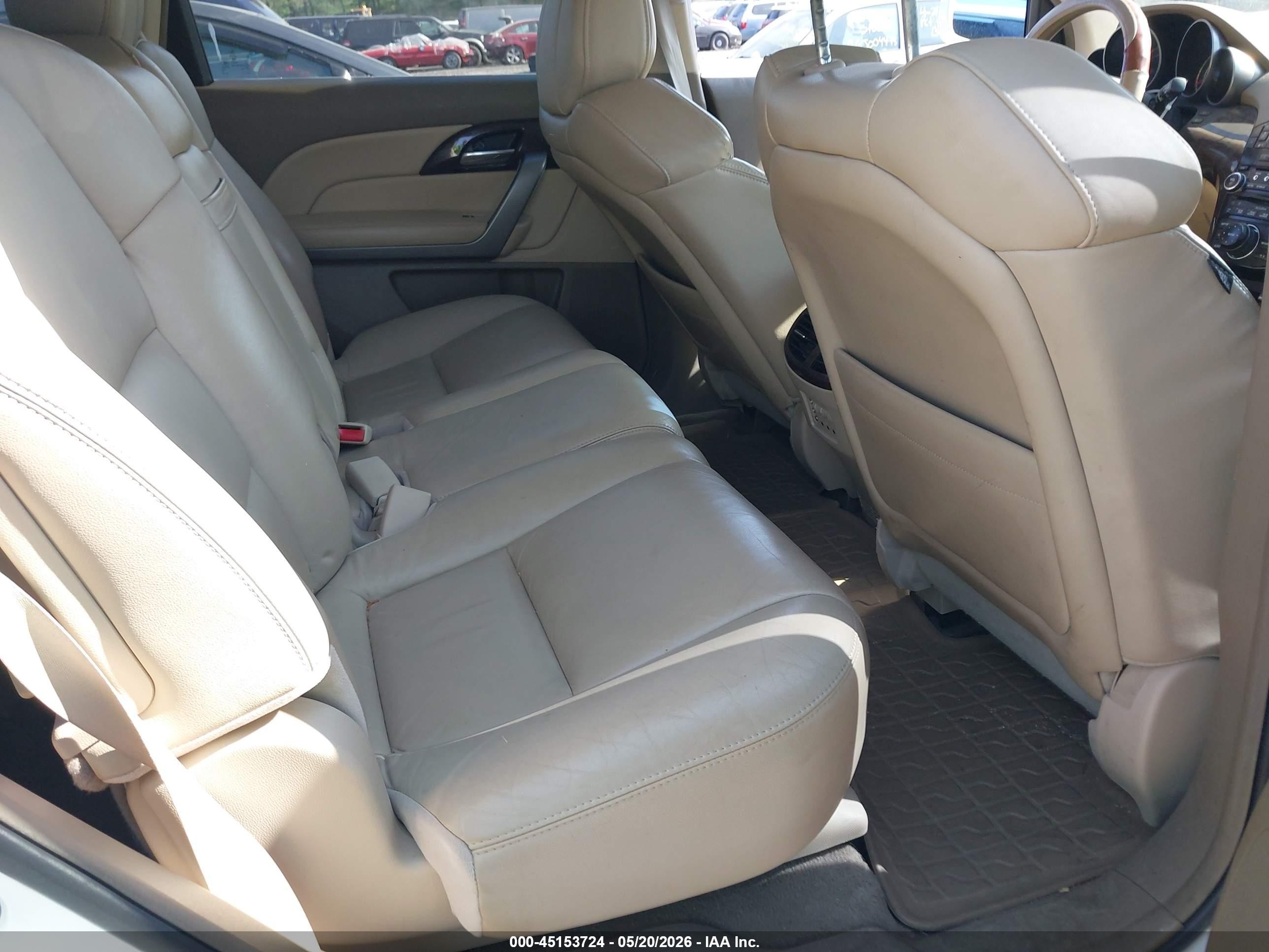 2010 Acura Mdx Technology Package White vin: 2HNYD2H42AH529435