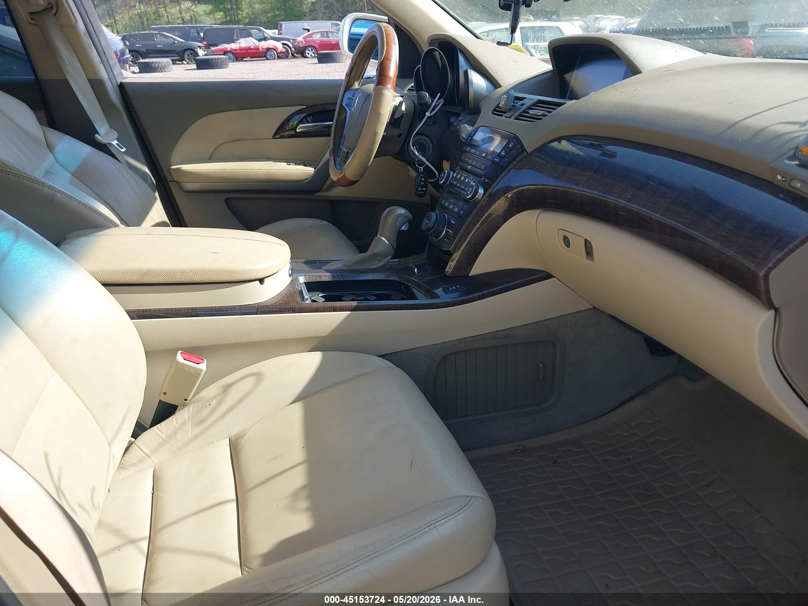 2010 Acura Mdx Technology Package White vin: 2HNYD2H42AH529435
