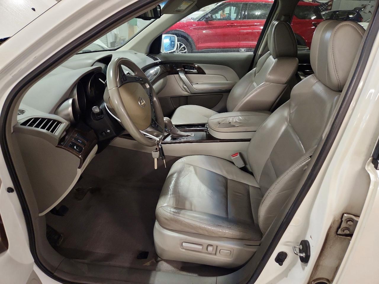 2011 Acura Mdx Technology White vin: 2HNYD2H42BH511566
