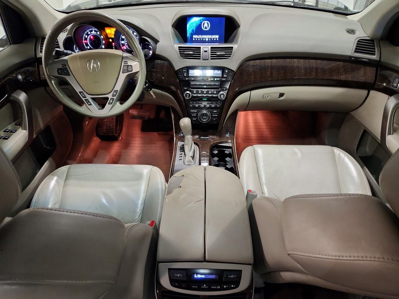 2011 Acura Mdx Technology White vin: 2HNYD2H42BH511566