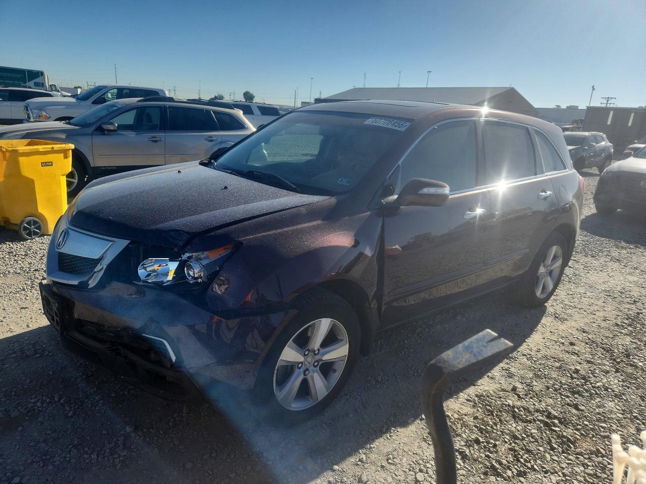 2011 Acura Mdx Technology Burgundy vin: 2HNYD2H42BH539092