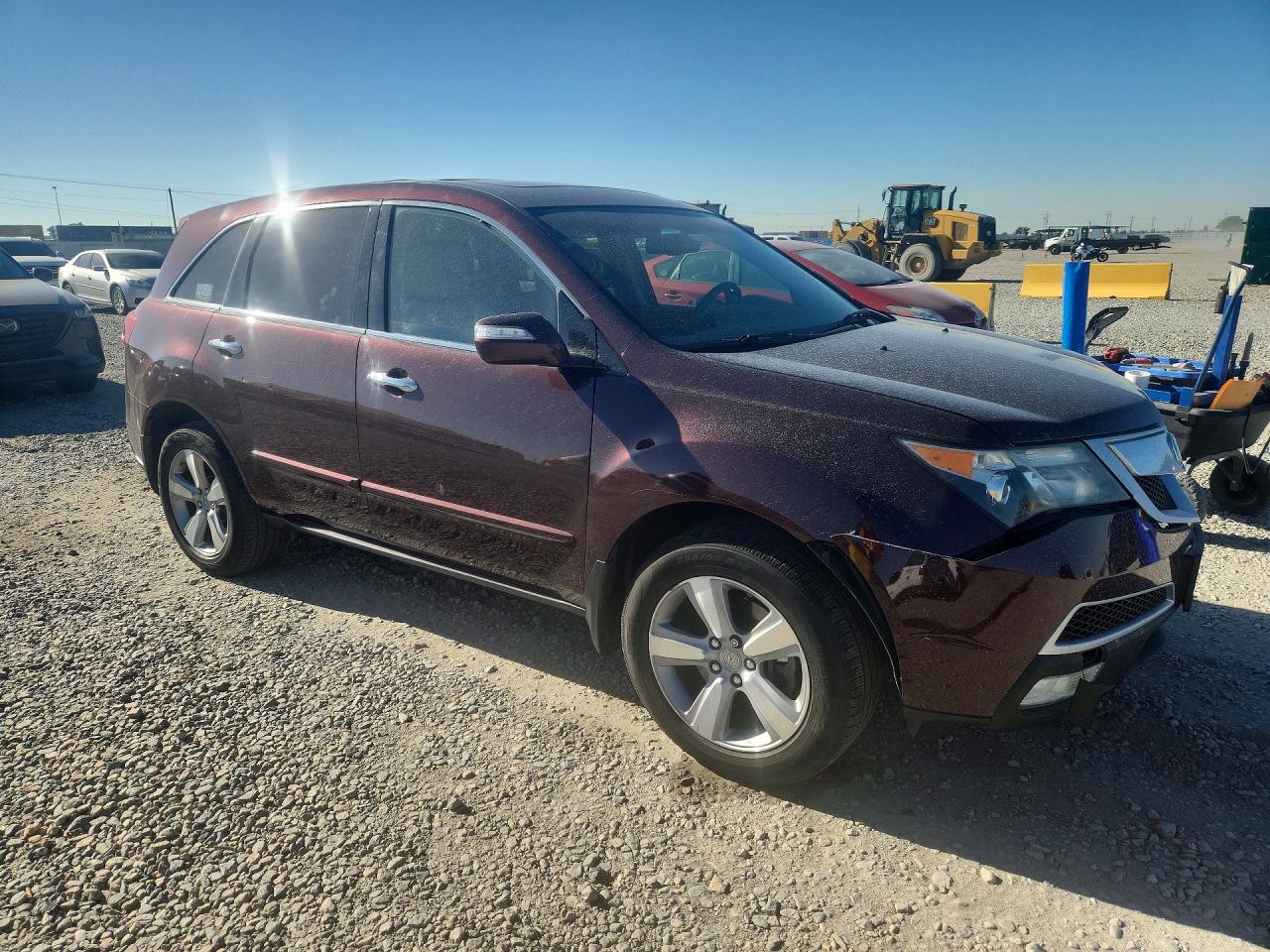 2011 Acura Mdx Technology Burgundy vin: 2HNYD2H42BH539092