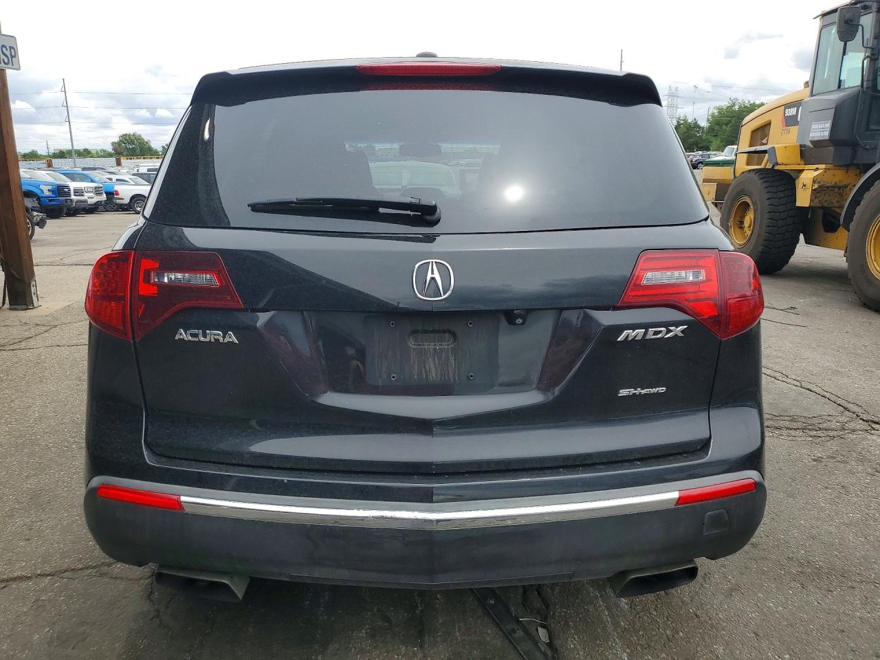 2012 Acura Mdx Technology Black vin: 2HNYD2H42CH511777