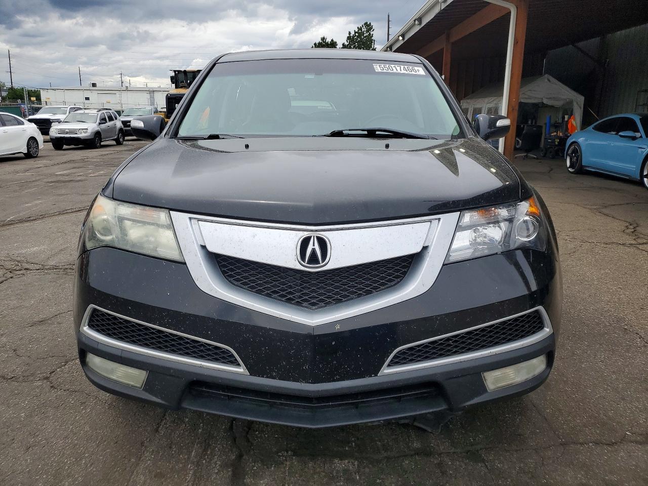 2012 Acura Mdx Technology Black vin: 2HNYD2H42CH511777