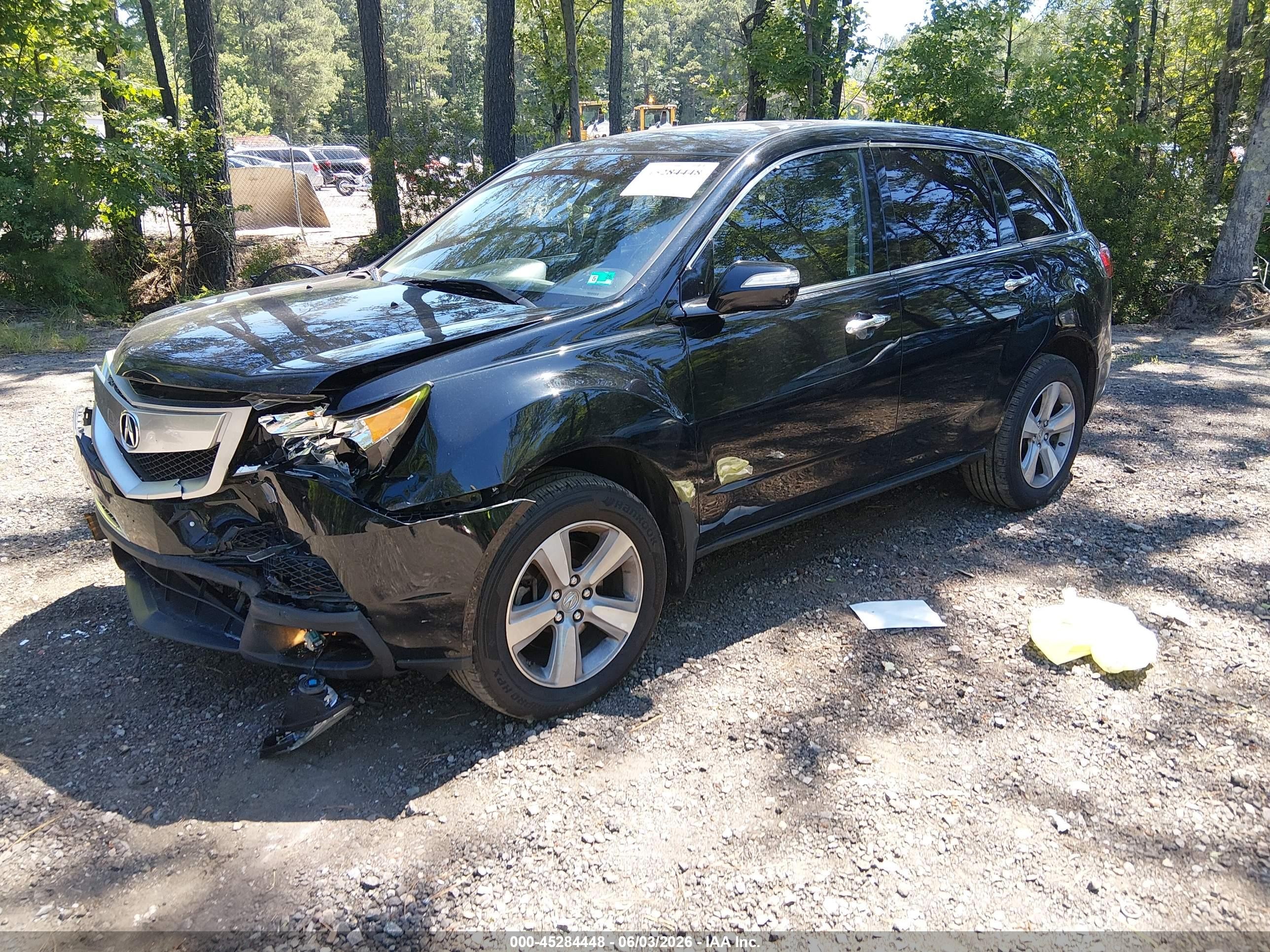 2012 Acura Mdx Technology Package Black vin: 2HNYD2H42CH533181