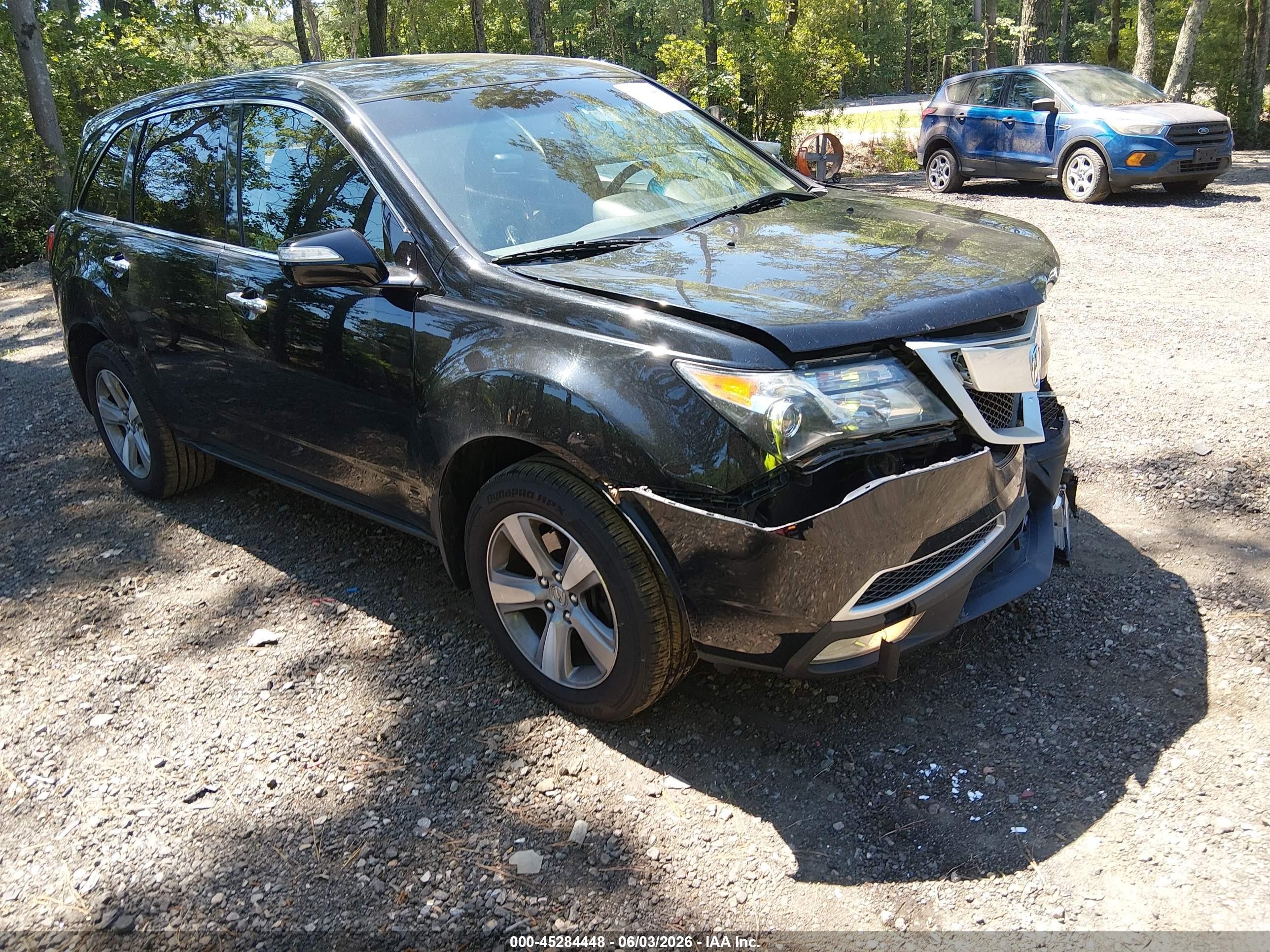 2012 Acura Mdx Technology Package Black vin: 2HNYD2H42CH533181