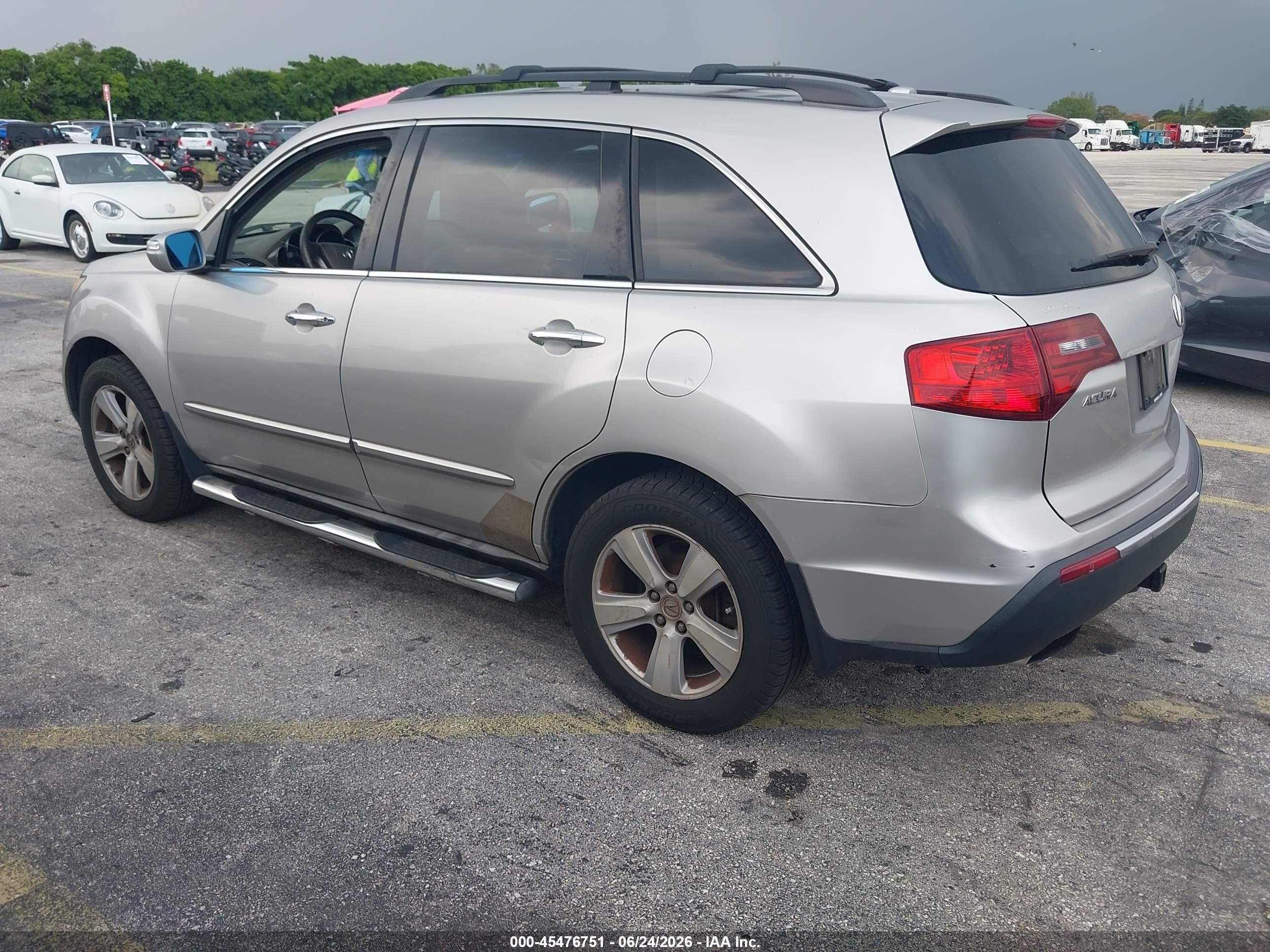 2010 Acura Mdx Technology Package Silver vin: 2HNYD2H43AH504835