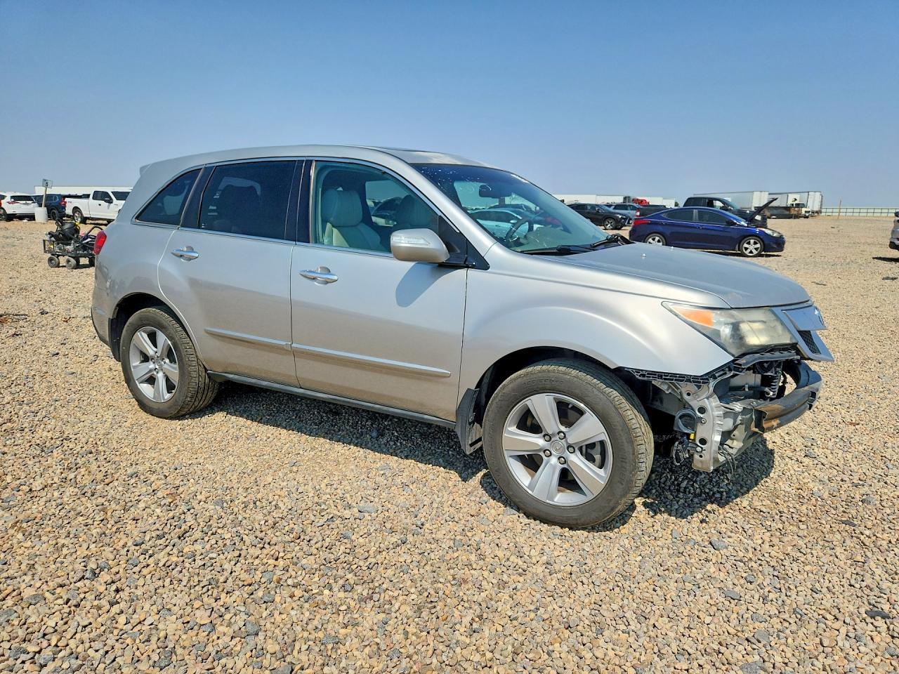 2010 Acura Mdx Technology Серебряный vin: 2HNYD2H43AH520615