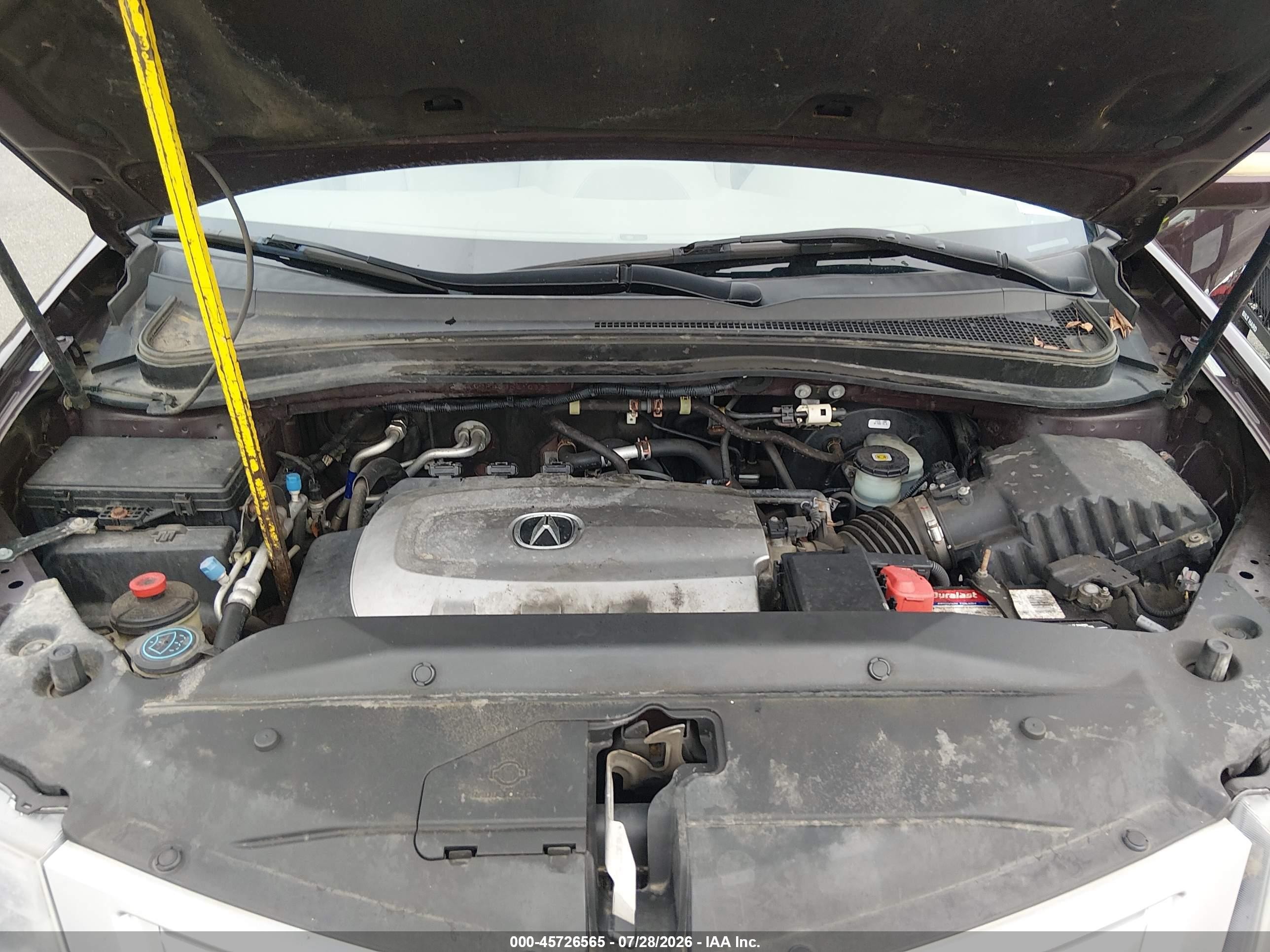 2011 Acura Mdx Technology Package Красный vin: 2HNYD2H43BH510667