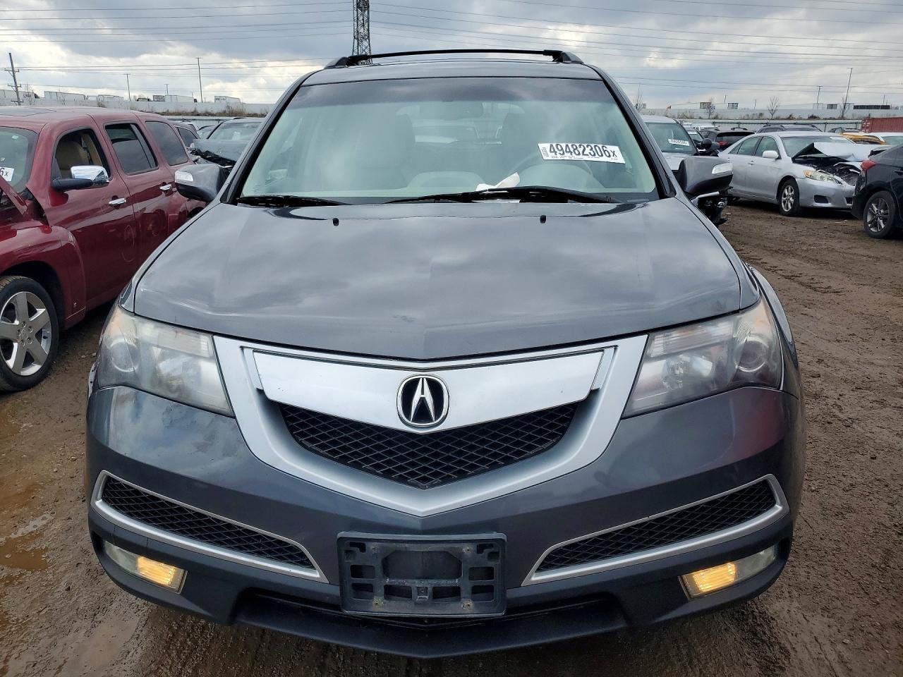 2011 Acura Mdx Technology Gray vin: 2HNYD2H43BH514797