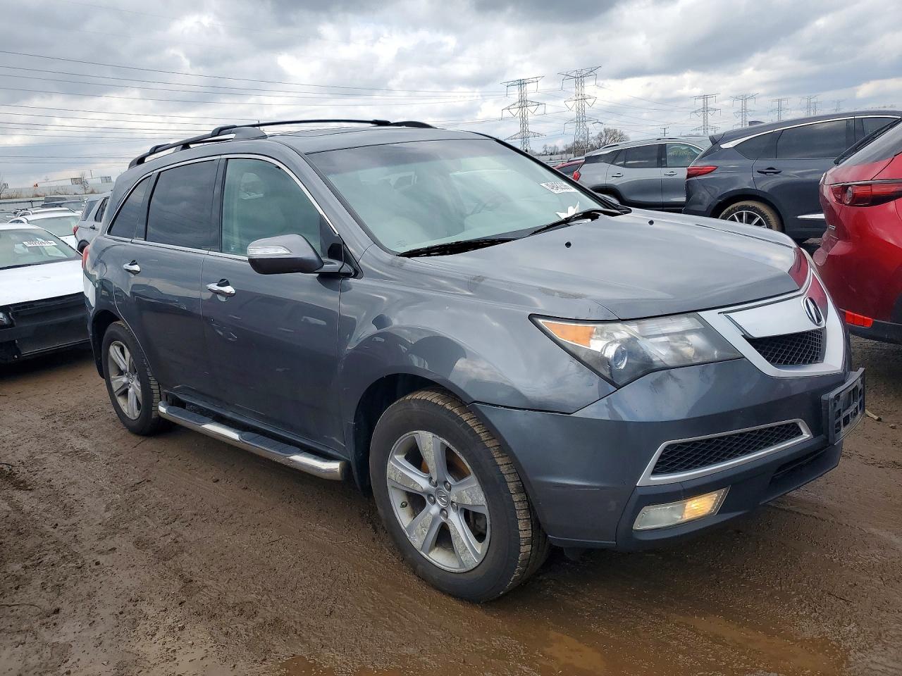 2011 Acura Mdx Technology Gray vin: 2HNYD2H43BH514797
