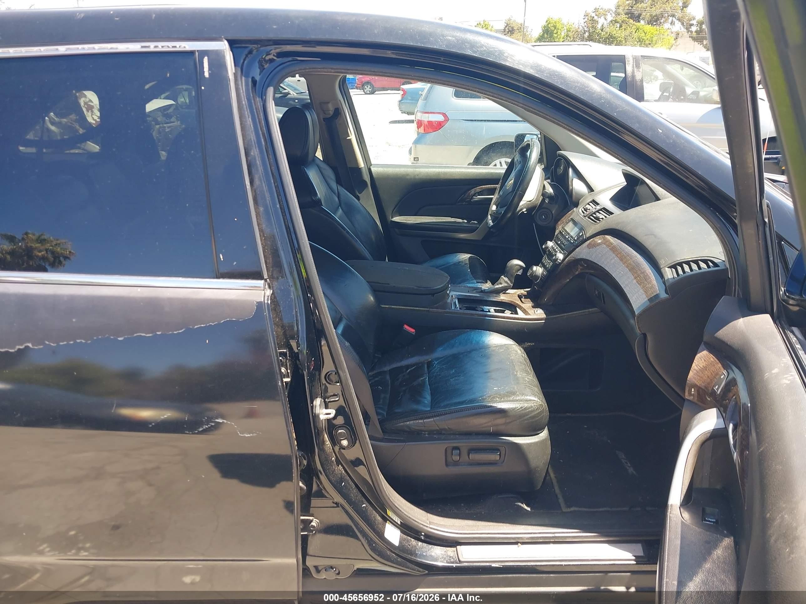 2012 Acura Mdx Technology Package Черный vin: 2HNYD2H43CH511691