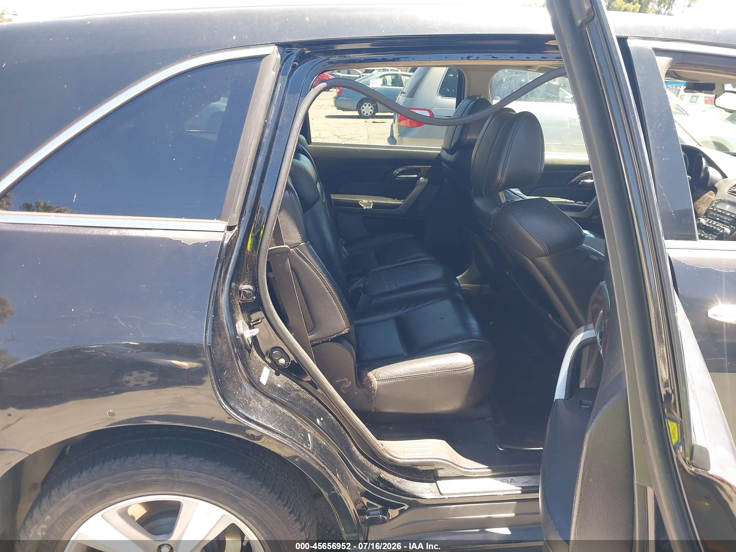 2012 Acura Mdx Technology Package Черный vin: 2HNYD2H43CH511691
