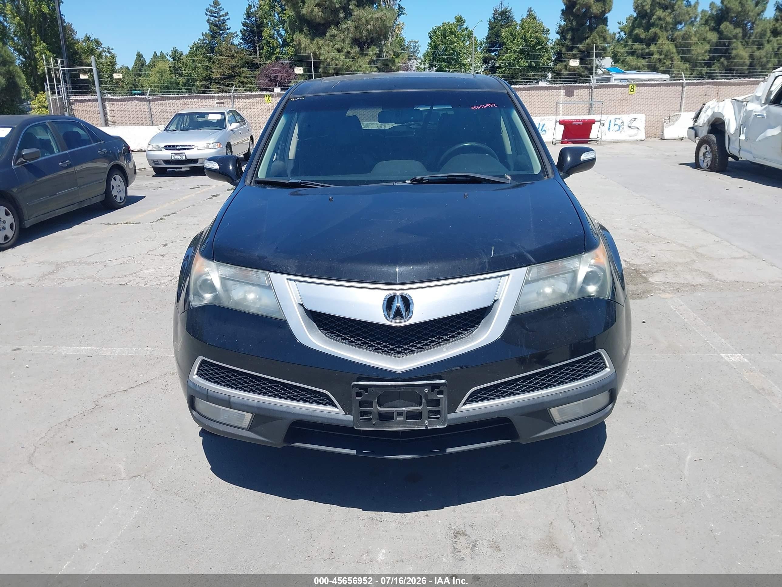 2012 Acura Mdx Technology Package Черный vin: 2HNYD2H43CH511691