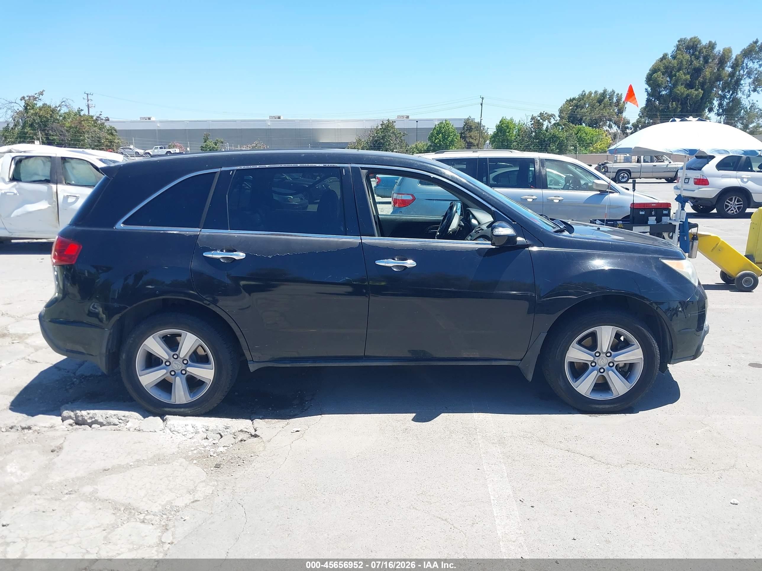 2012 Acura Mdx Technology Package Черный vin: 2HNYD2H43CH511691