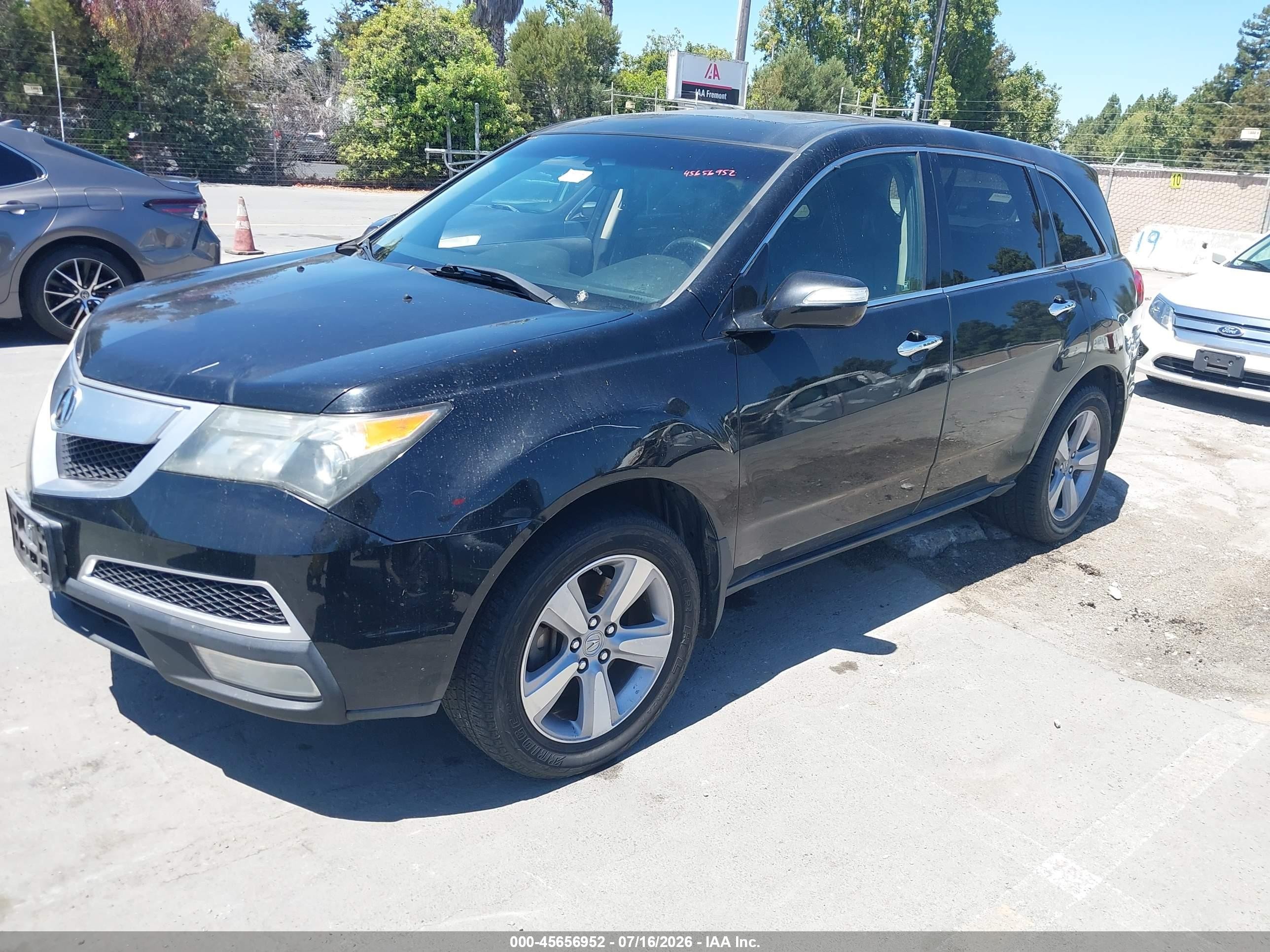 2012 Acura Mdx Technology Package Черный vin: 2HNYD2H43CH511691