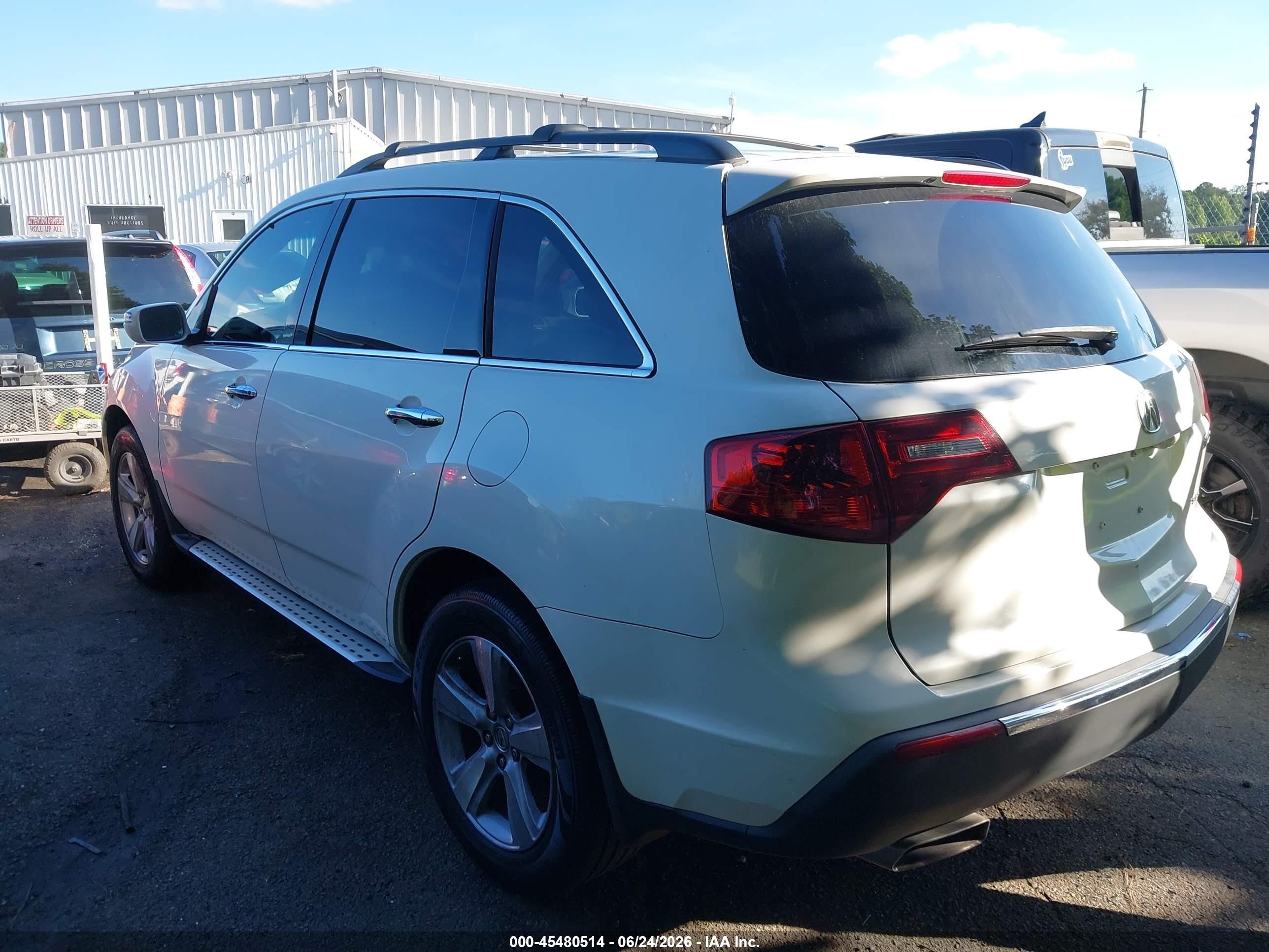 2013 Acura Mdx Technology Package White vin: 2HNYD2H43DH520750