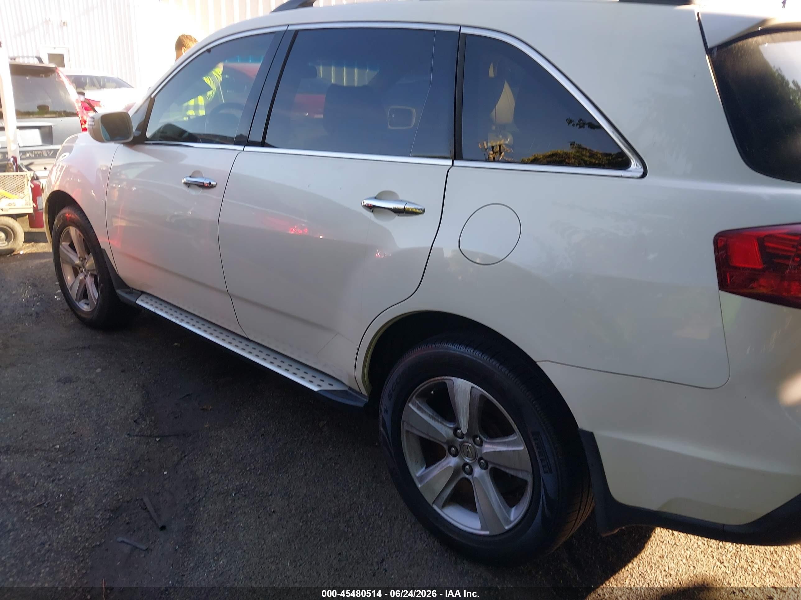 2013 Acura Mdx Technology Package White vin: 2HNYD2H43DH520750