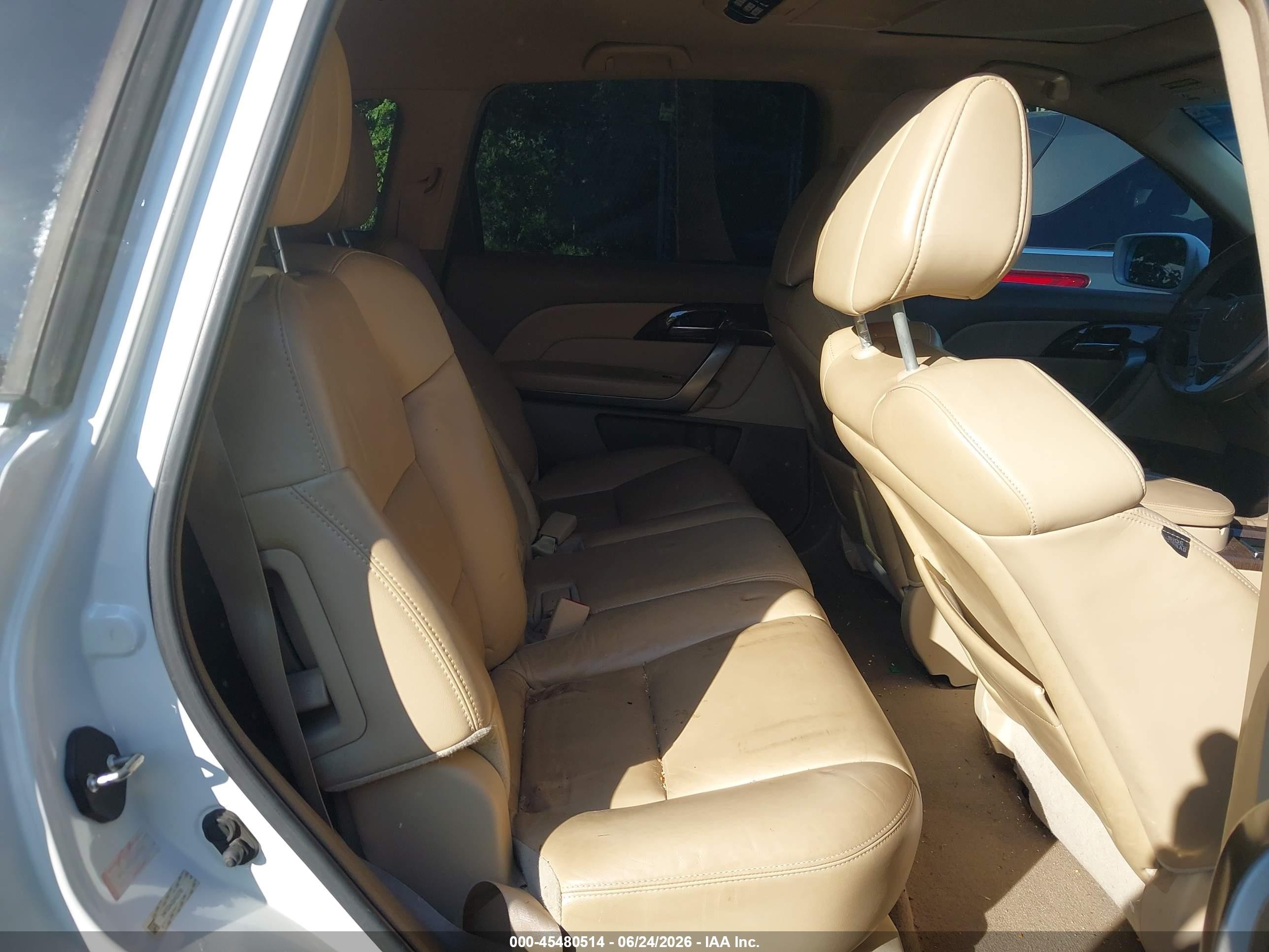 2013 Acura Mdx Technology Package White vin: 2HNYD2H43DH520750