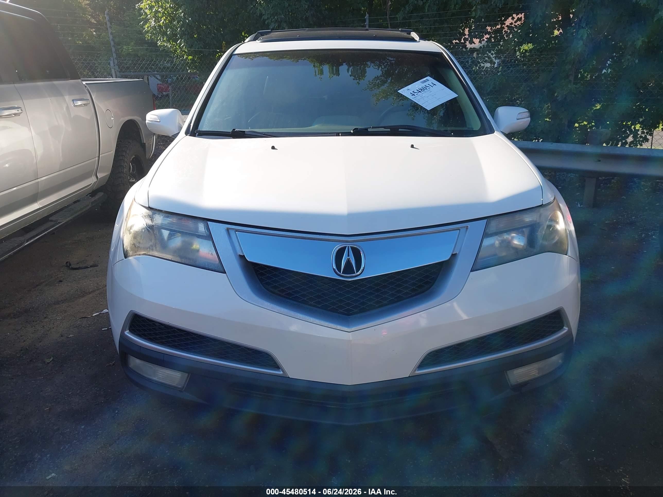 2013 Acura Mdx Technology Package White vin: 2HNYD2H43DH520750