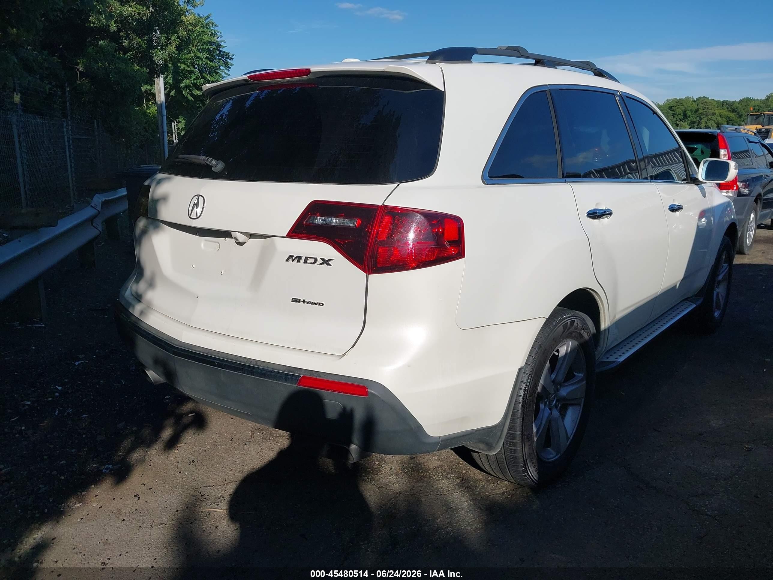 2013 Acura Mdx Technology Package White vin: 2HNYD2H43DH520750