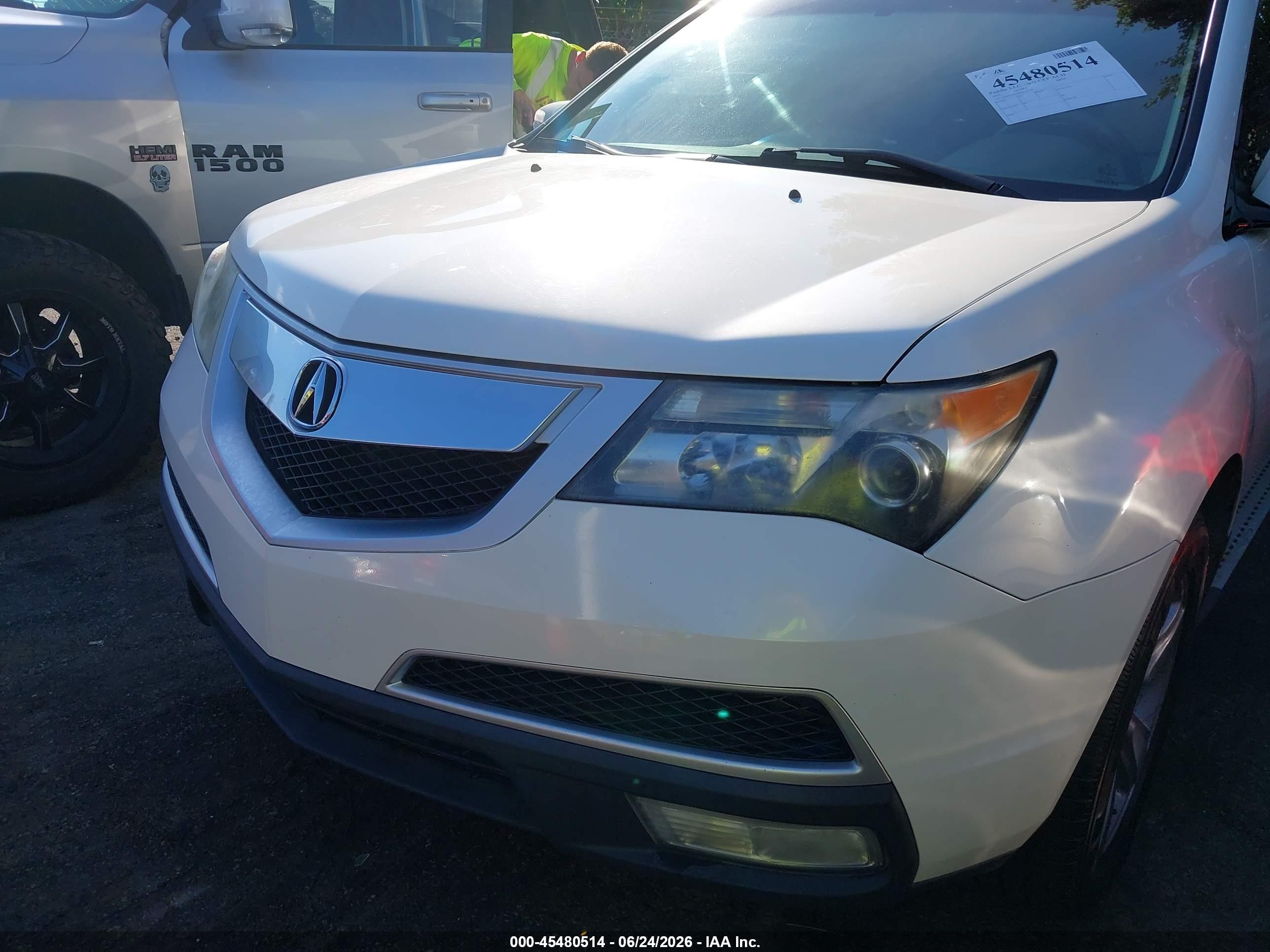 2013 Acura Mdx Technology Package White vin: 2HNYD2H43DH520750