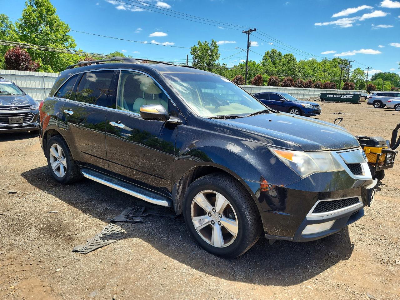 2010 Acura Mdx Technology Black vin: 2HNYD2H44AH524964