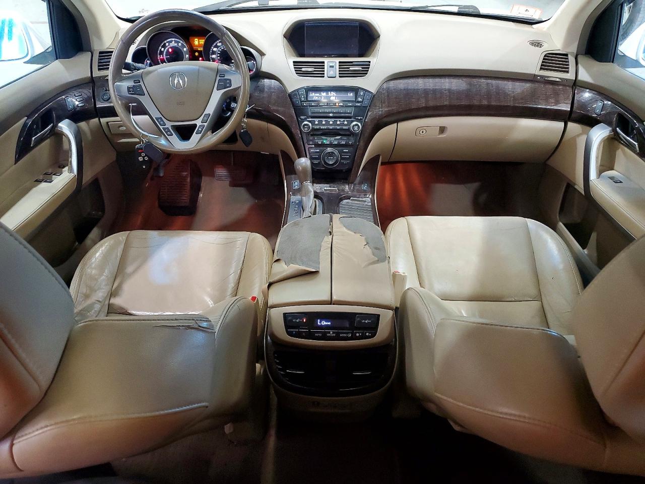 2010 Acura Mdx Technology White vin: 2HNYD2H44AH530232