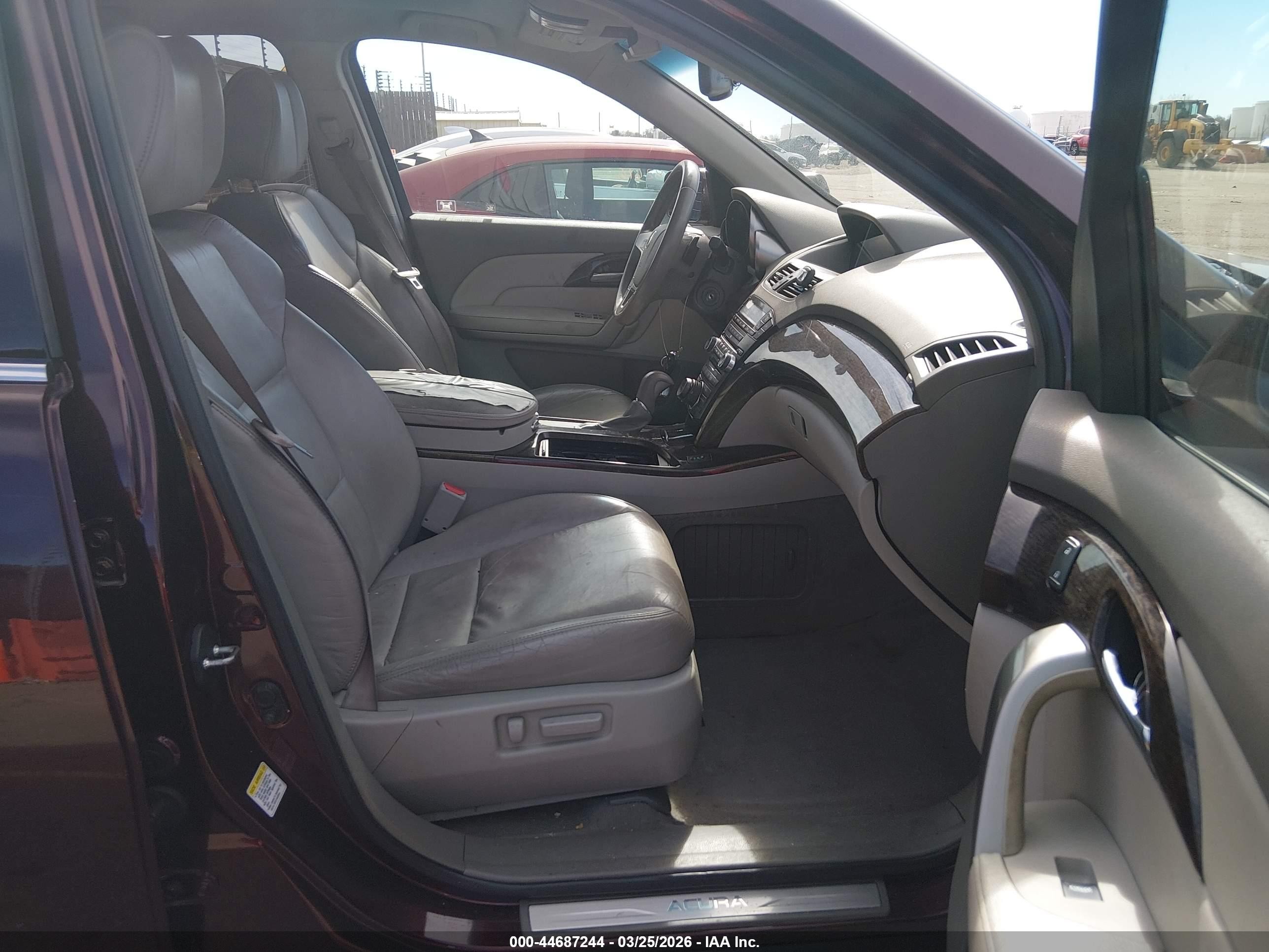 2011 Acura Mdx Technology Package Burgundy vin: 2HNYD2H44BH517059