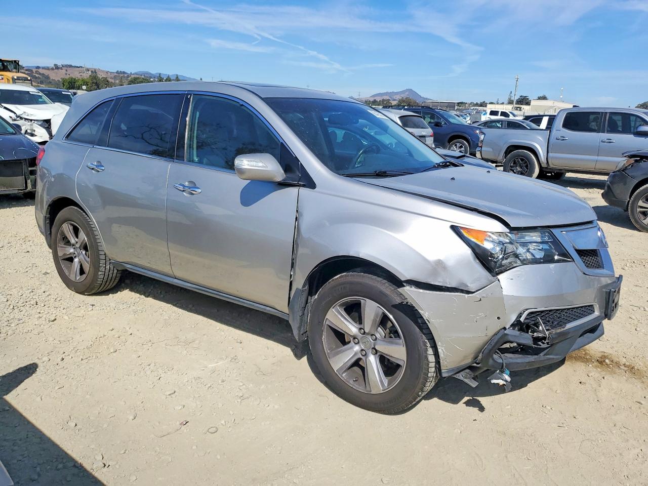 2011 Acura Mdx Technology Silver vin: 2HNYD2H44BH530636