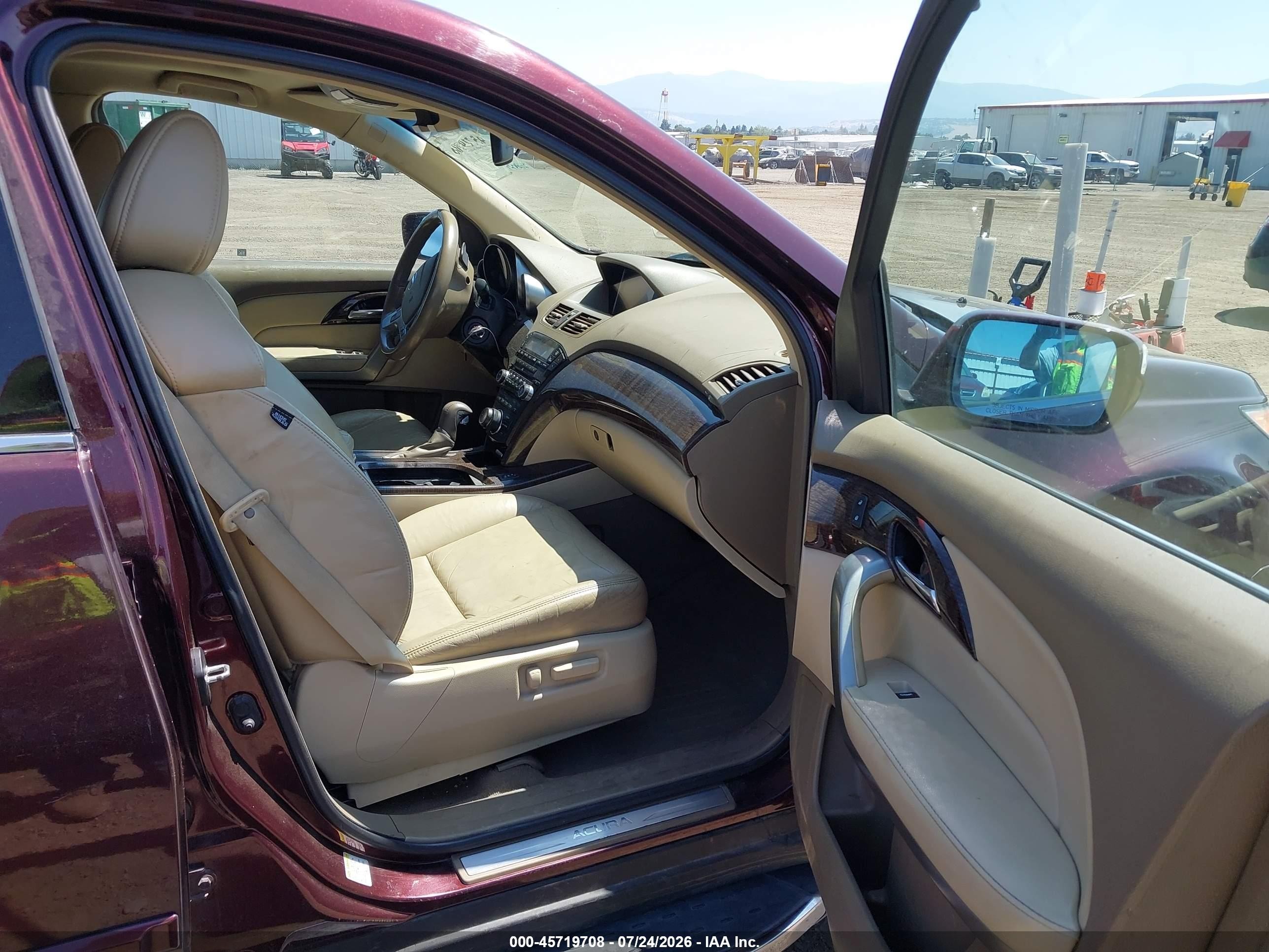 2011 Acura Mdx Technology Package Maroon vin: 2HNYD2H44BH539093