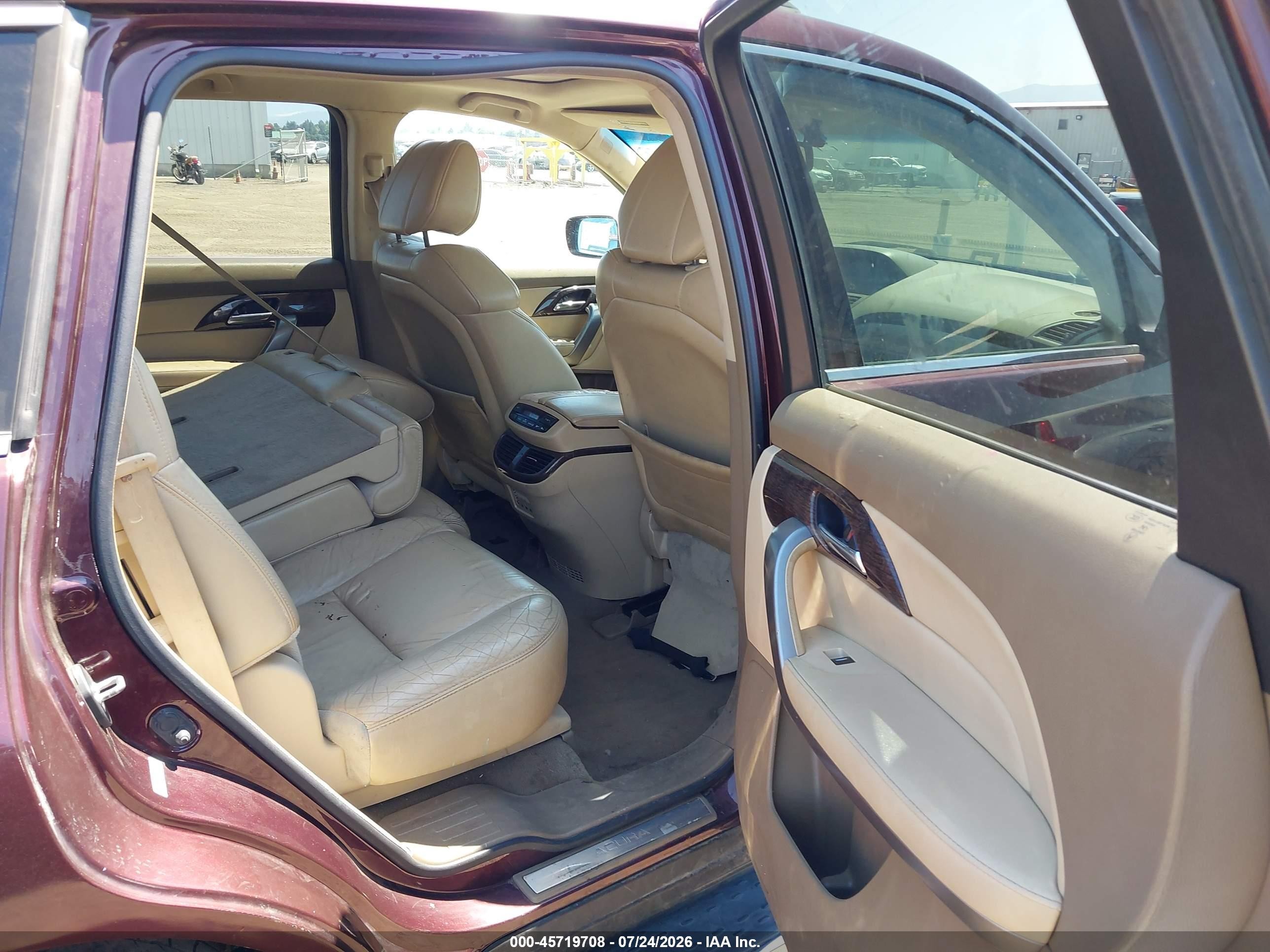 2011 Acura Mdx Technology Package Maroon vin: 2HNYD2H44BH539093