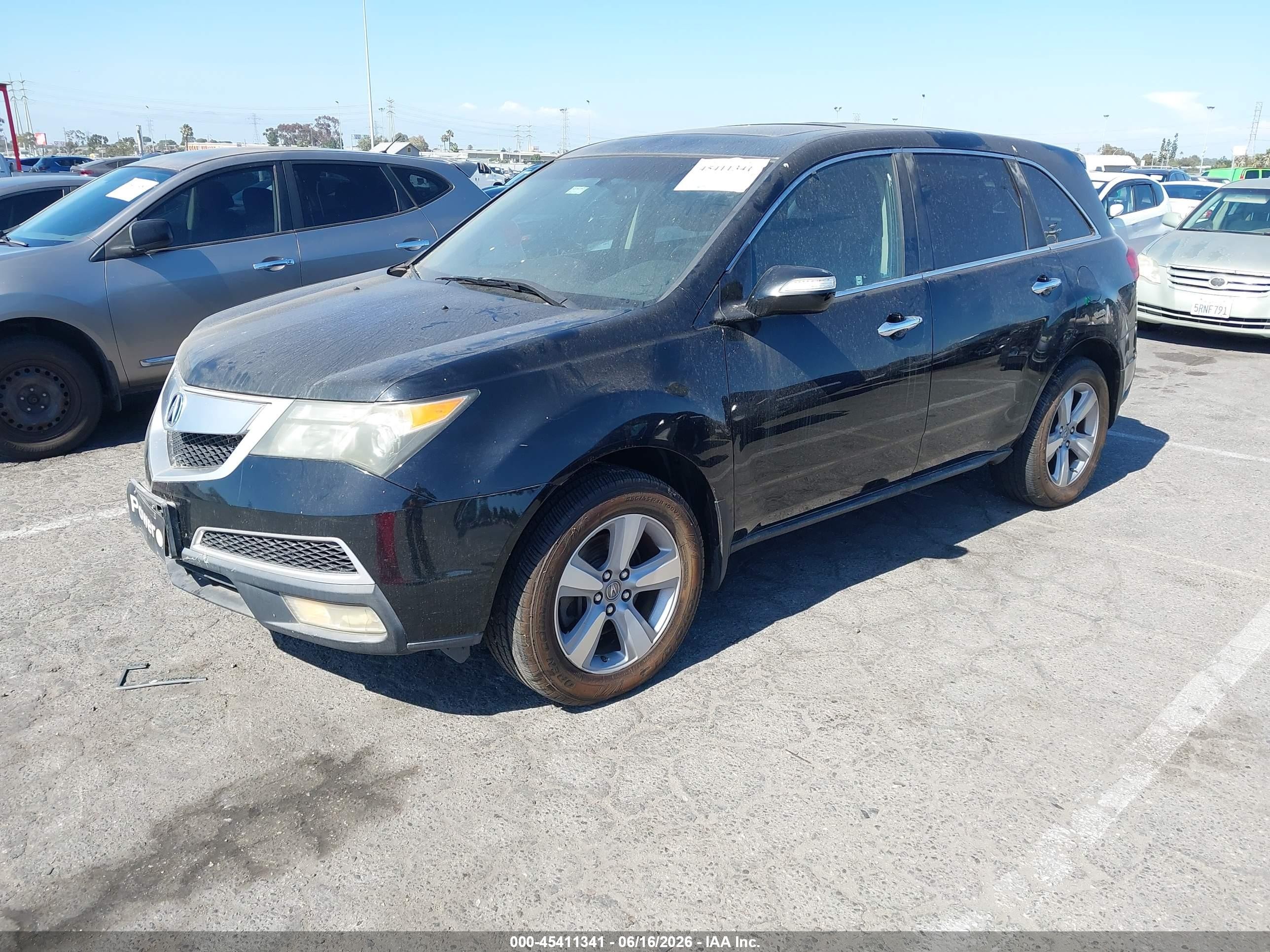 2011 Acura Mdx Technology Package Black vin: 2HNYD2H44BH546450