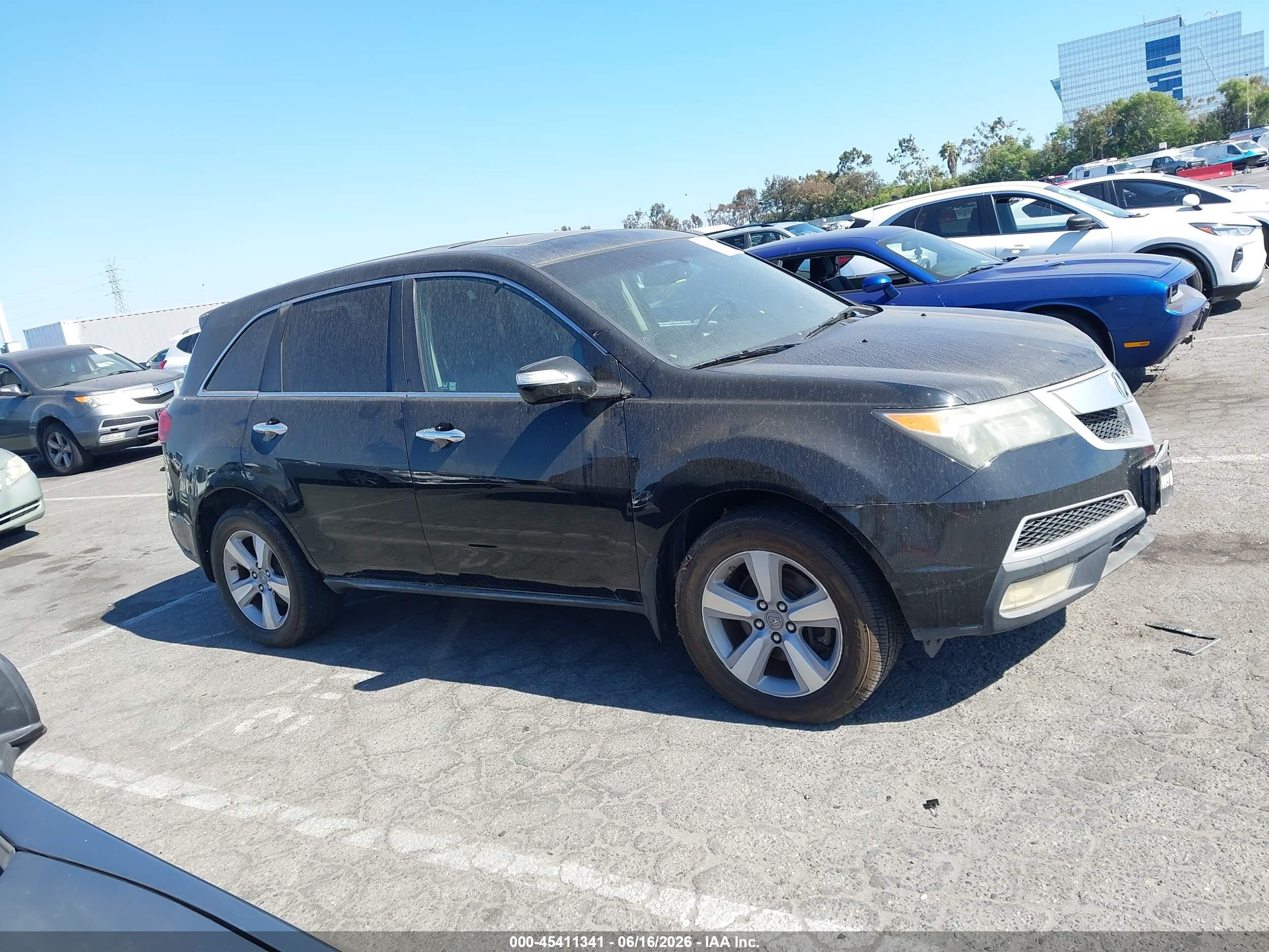 2011 Acura Mdx Technology Package Black vin: 2HNYD2H44BH546450