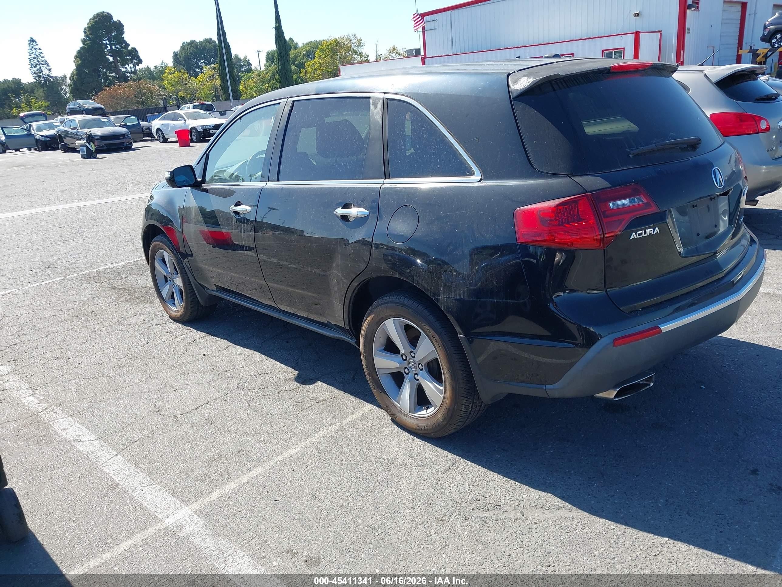 2011 Acura Mdx Technology Package Black vin: 2HNYD2H44BH546450