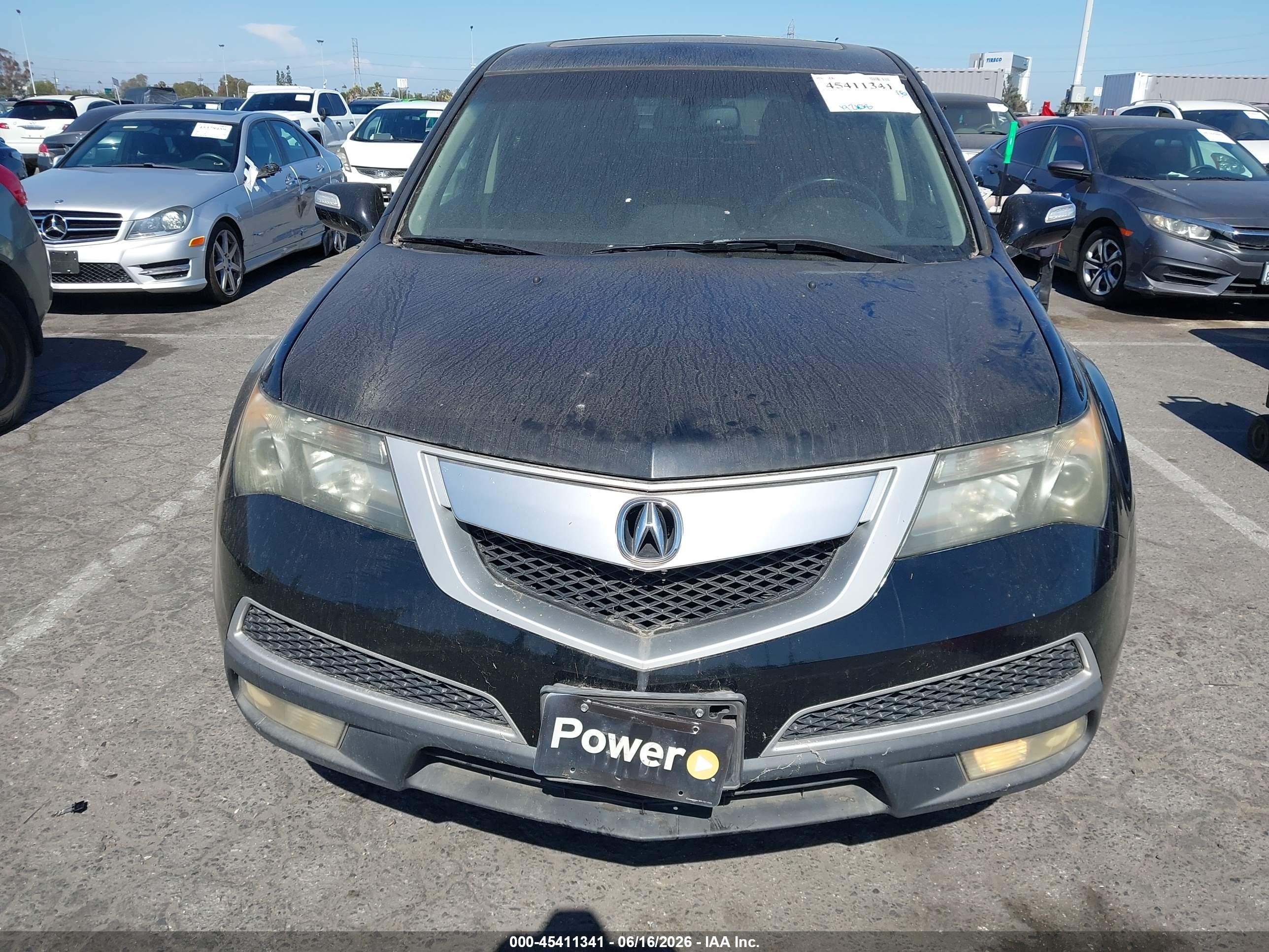 2011 Acura Mdx Technology Package Black vin: 2HNYD2H44BH546450