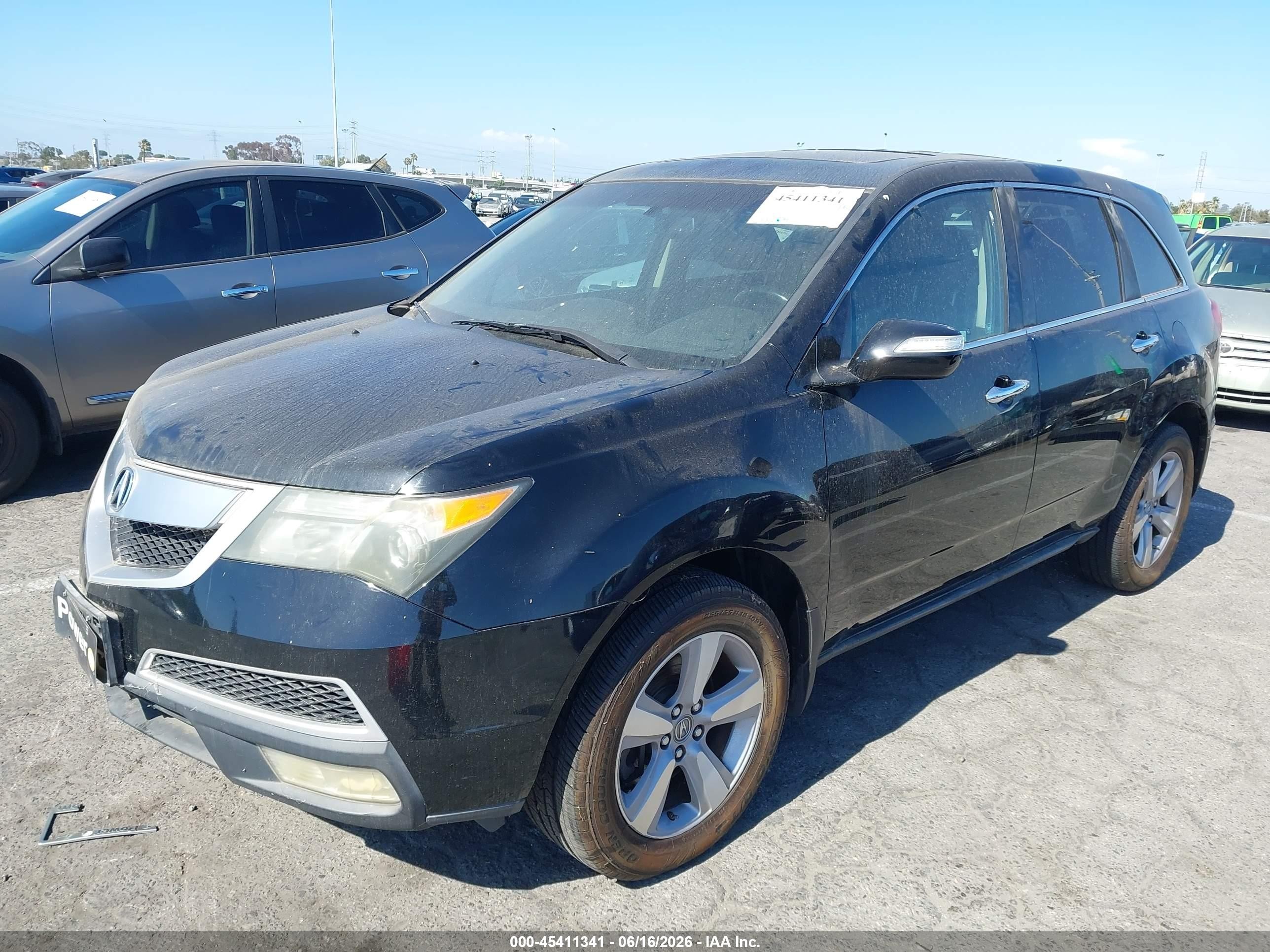 2011 Acura Mdx Technology Package Black vin: 2HNYD2H44BH546450