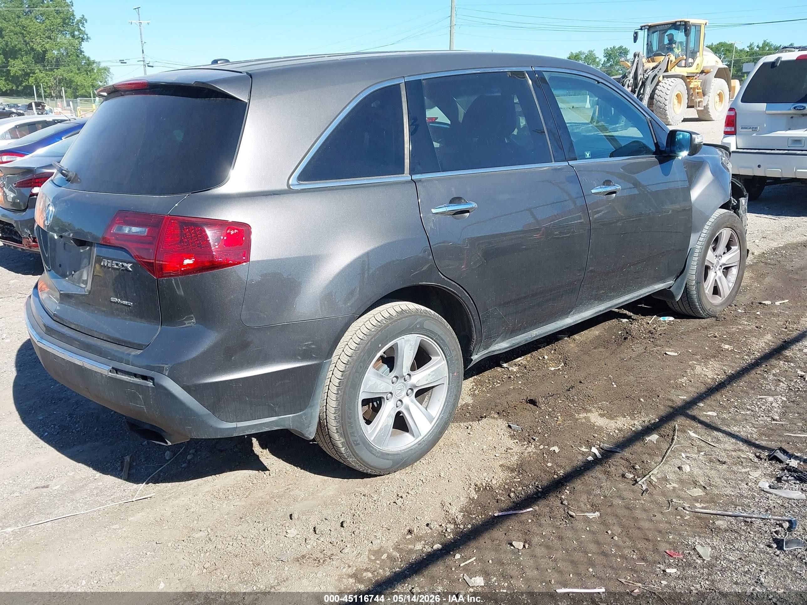2012 Acura Mdx Technology Package Серый vin: 2HNYD2H44CH513773