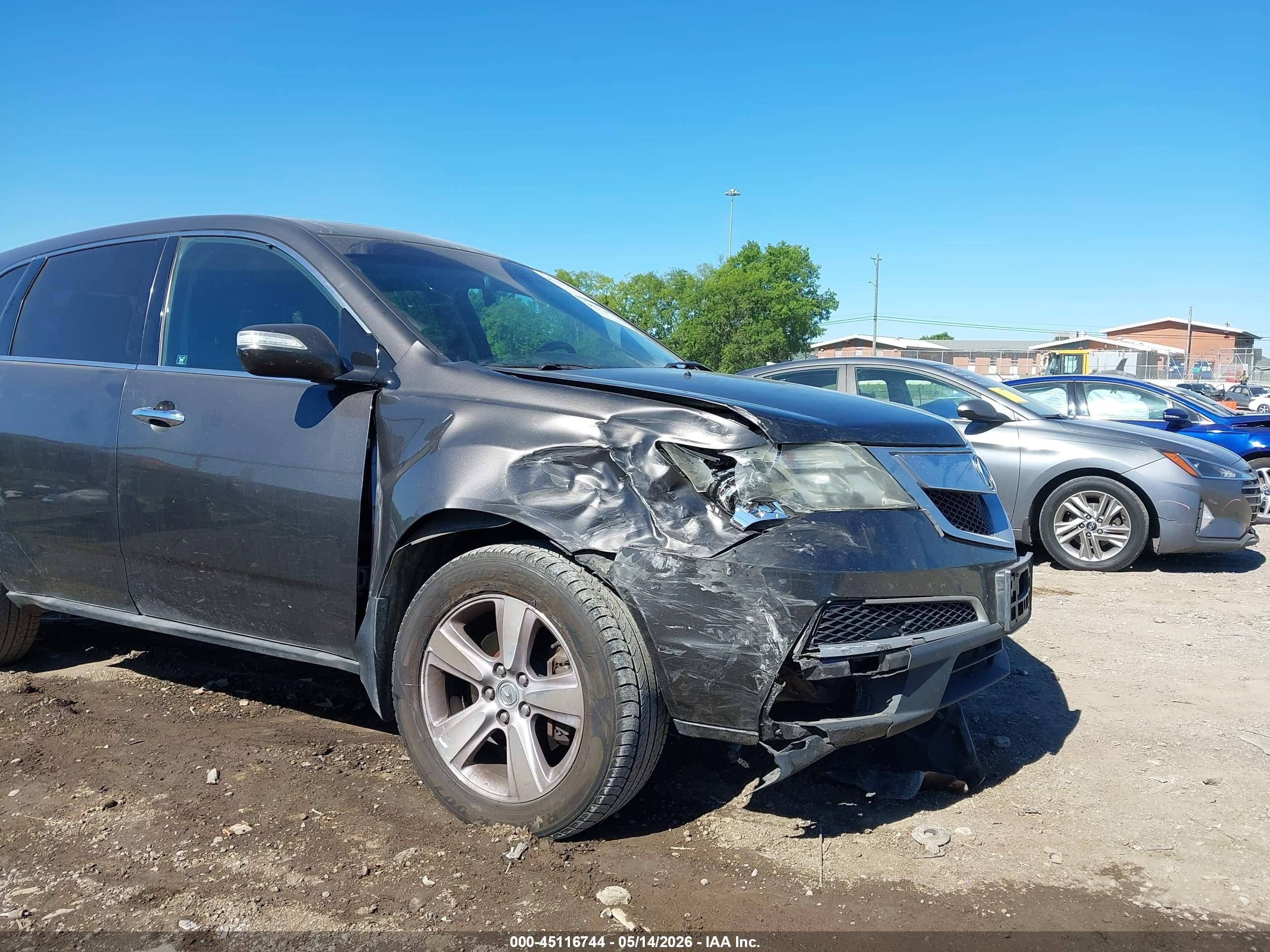 2012 Acura Mdx Technology Package Серый vin: 2HNYD2H44CH513773