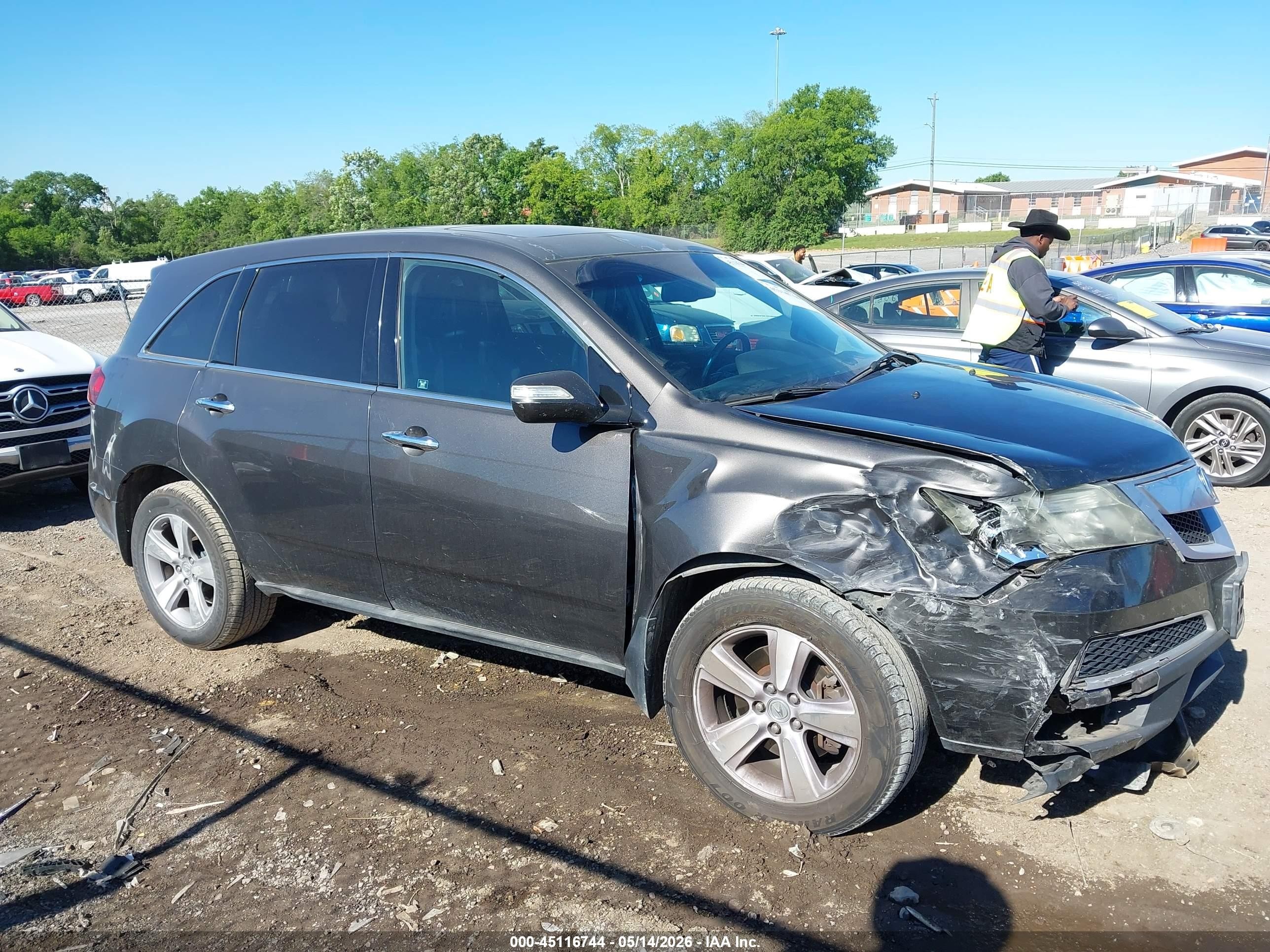 2012 Acura Mdx Technology Package Серый vin: 2HNYD2H44CH513773